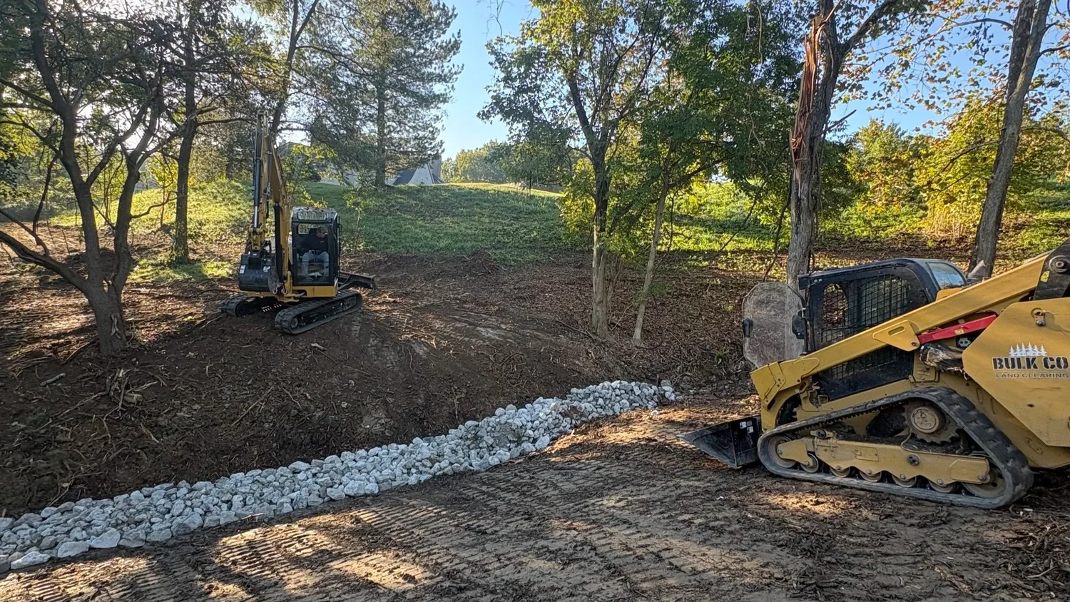 Land management after shot