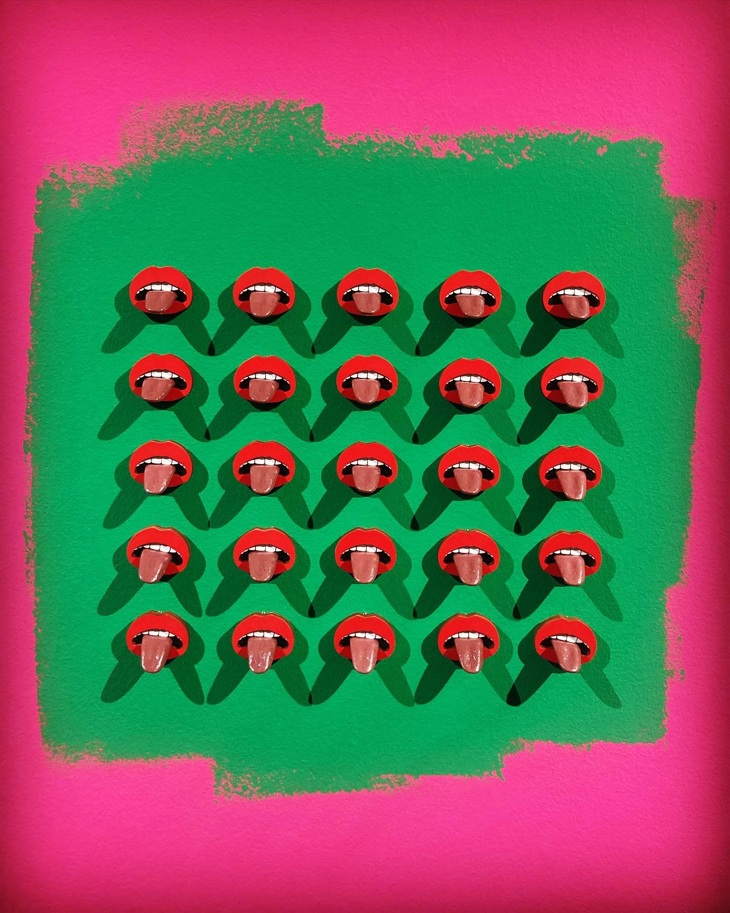 Signature Lickers edition of 25 for @kulturbaeckerei 👄 👅 👄 &lsquo;Liverpool, the Mersey side of art and play&rsquo; Featuring the amazing  @thejaniceharrington  who I had the pleasure of meeting at the show. Just got back to Liverpool and I&rsquo;