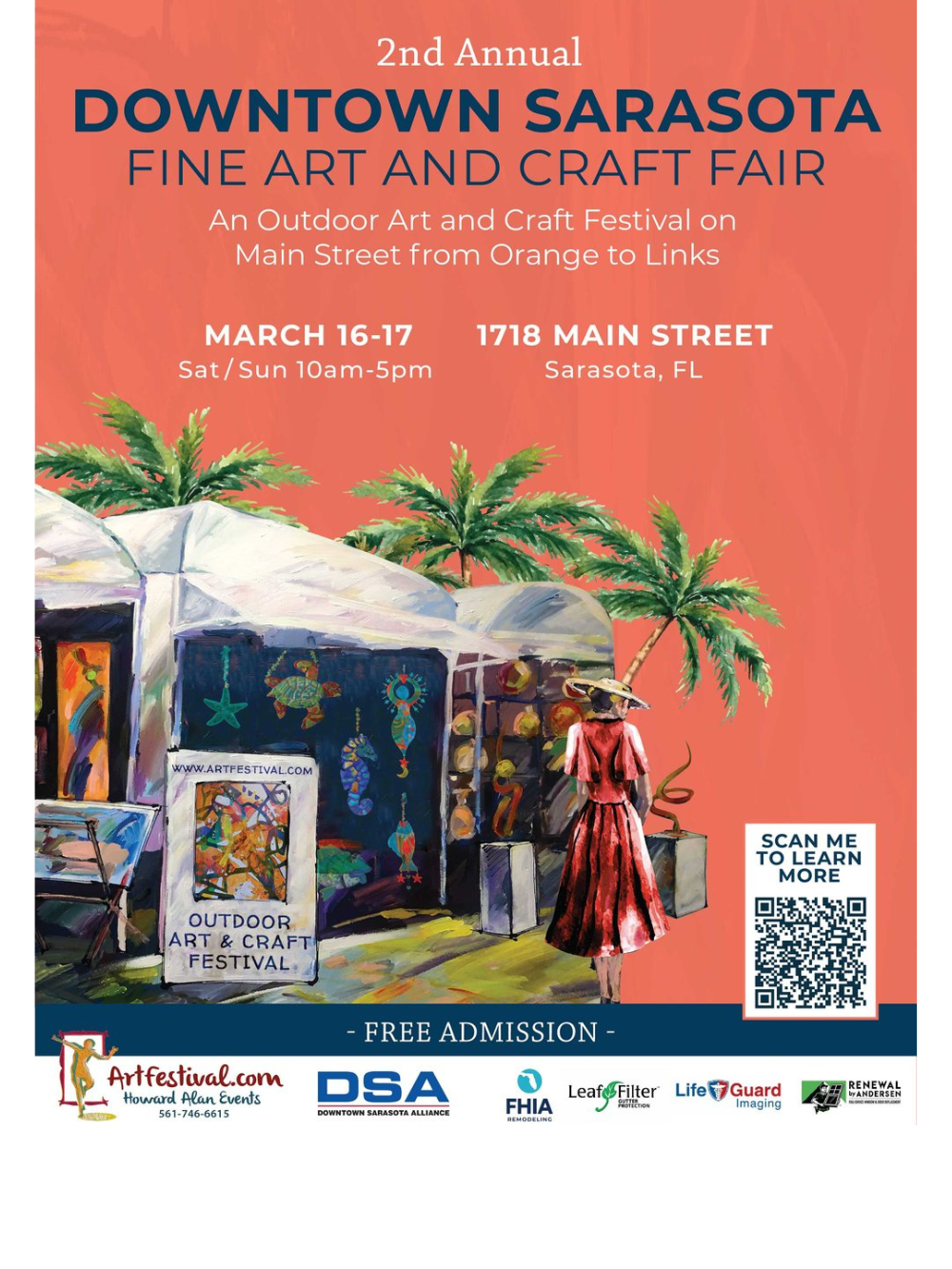 Downtown sarasota fine art and craft fair
