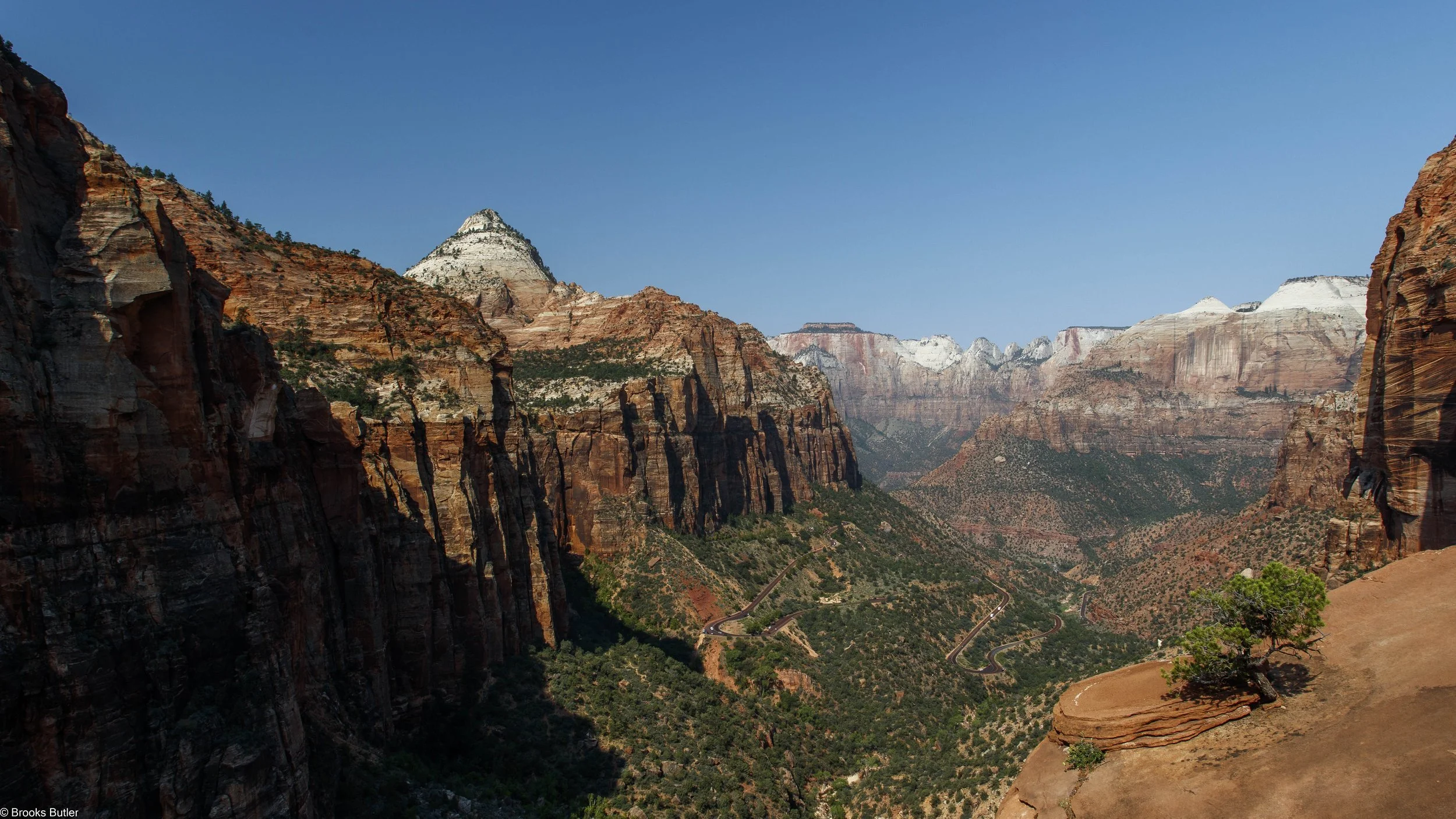 Zion National Park Pine Creek Canyon Overlook