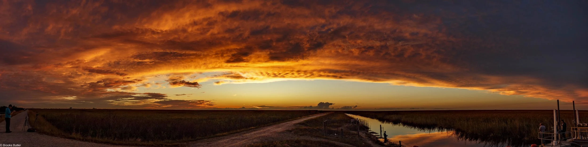Everglades Sunset pano
