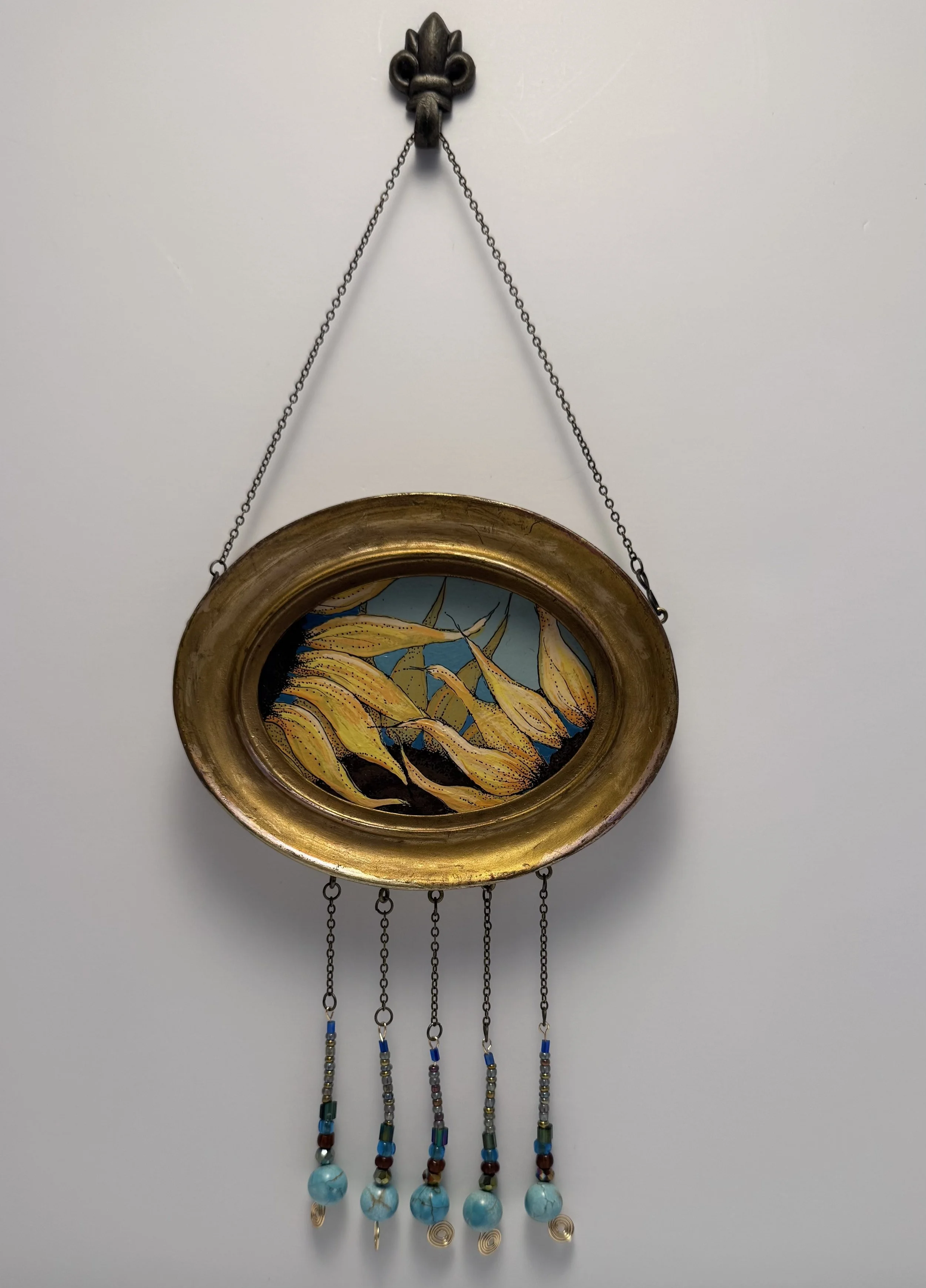 Intertwined Sunflowers Wall Charm