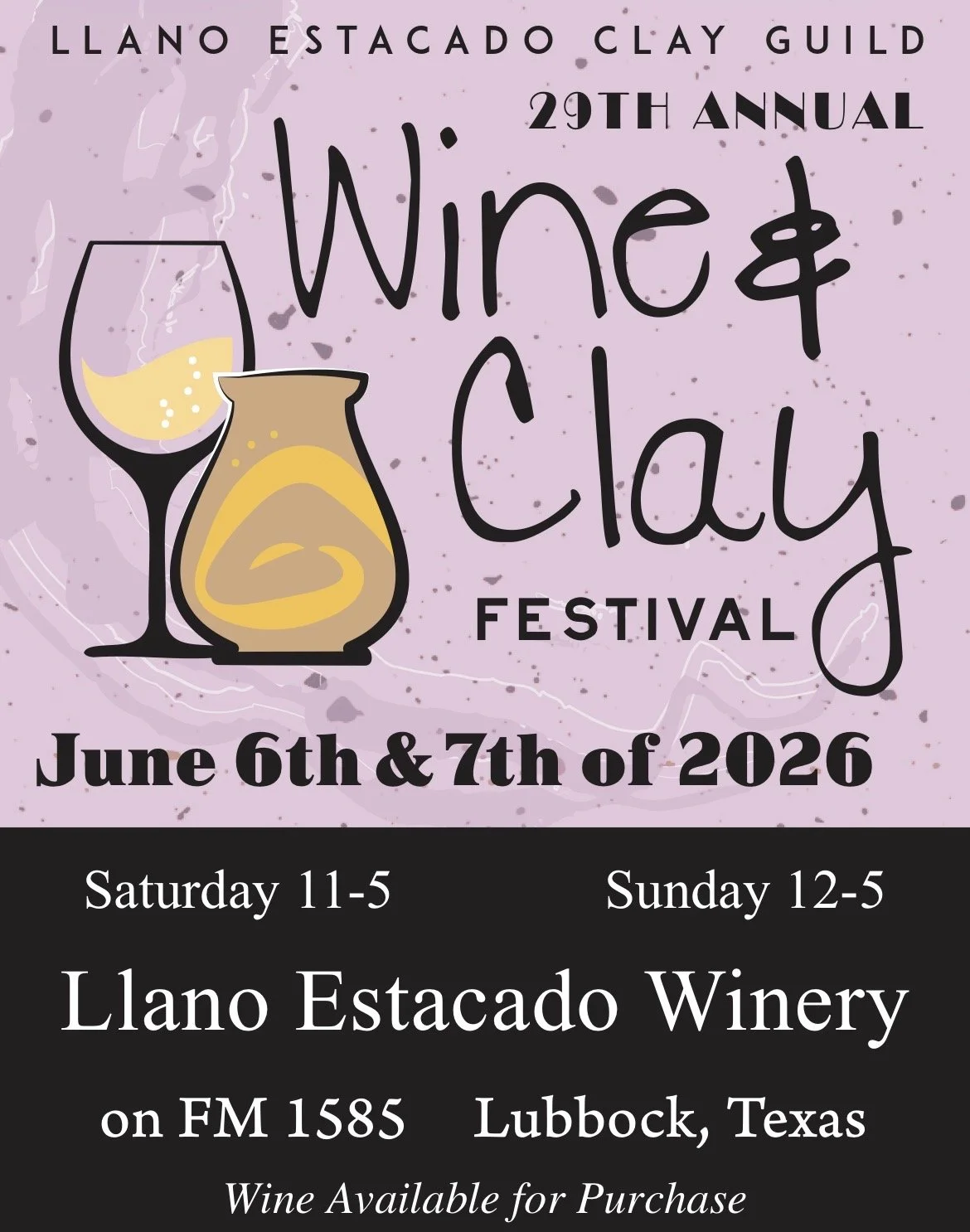 29th Annual Wine &amp; Clay Festival