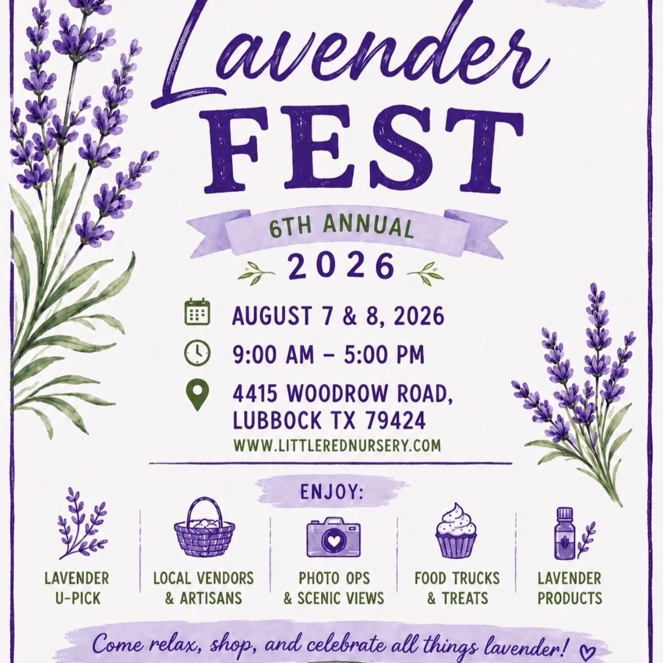 6th Annual Lavender Fest