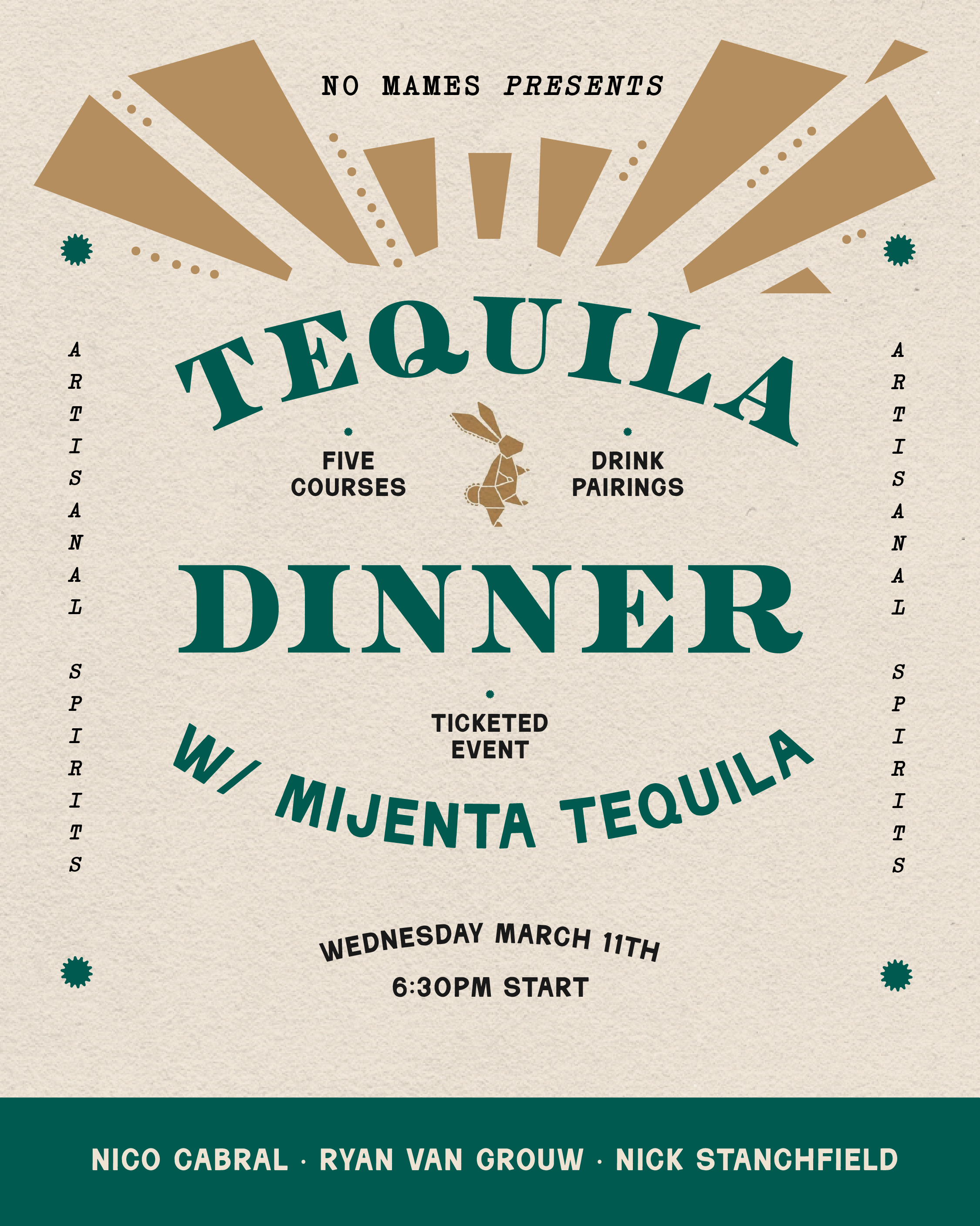 MIJENTA TEQUILA DINNER