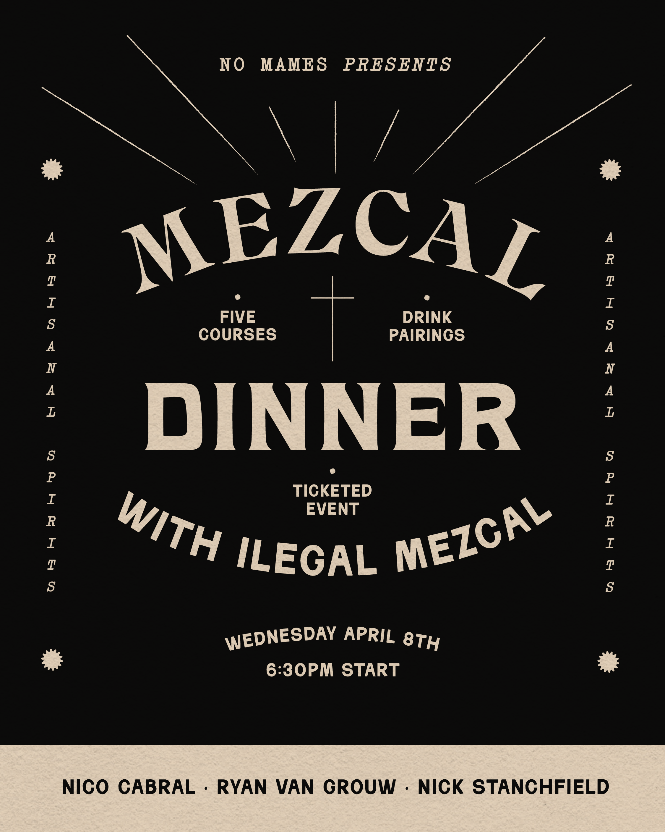 Ilegal mezcal dinner