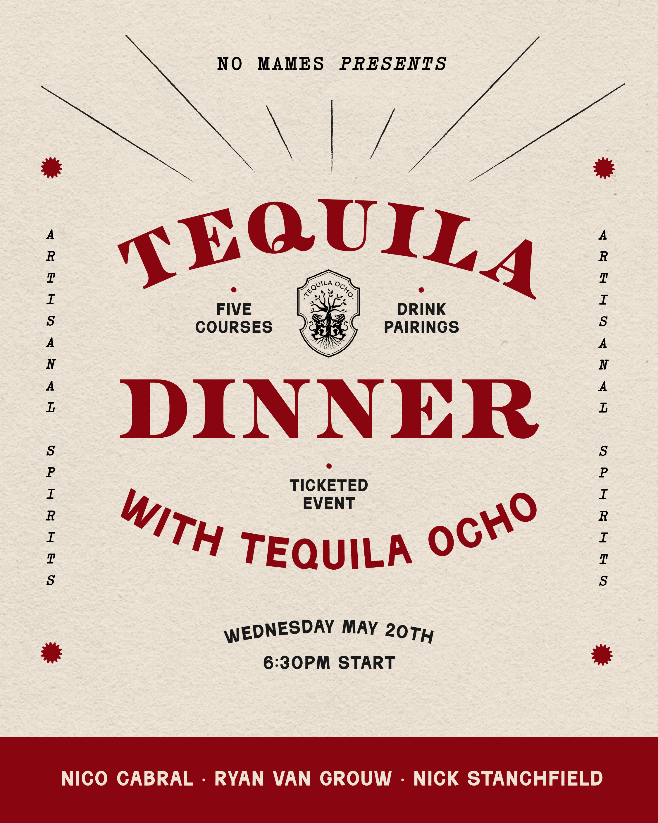 TEQUILA OCHO DINNER