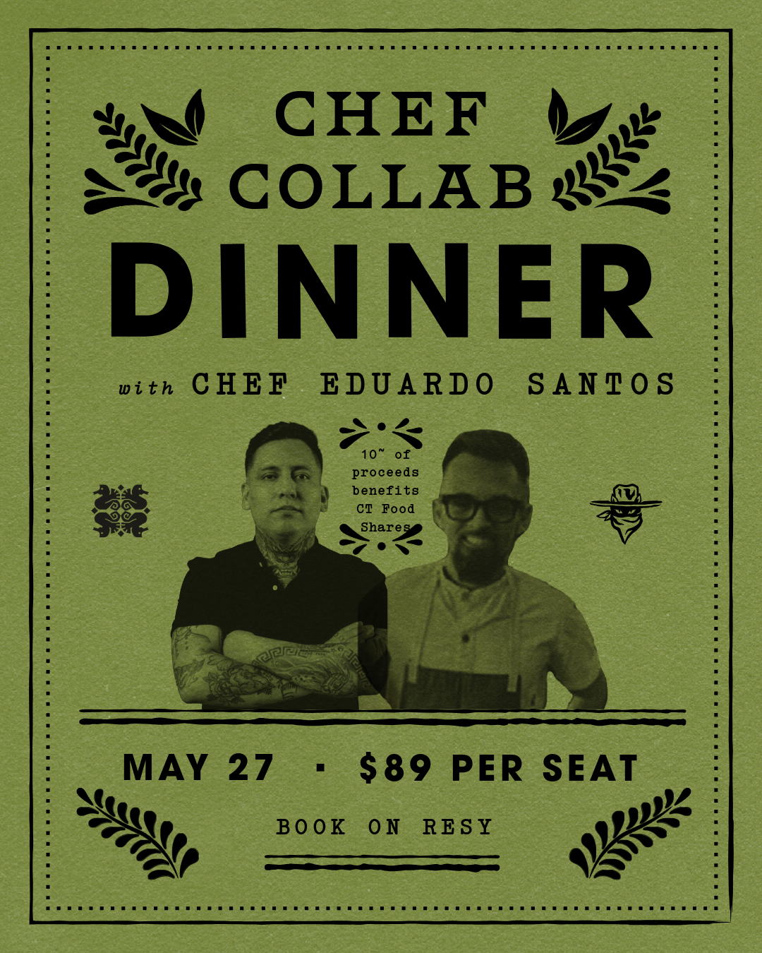 CHEF COLLAB DINNER WITH CHEF EDUARDO SANTOS