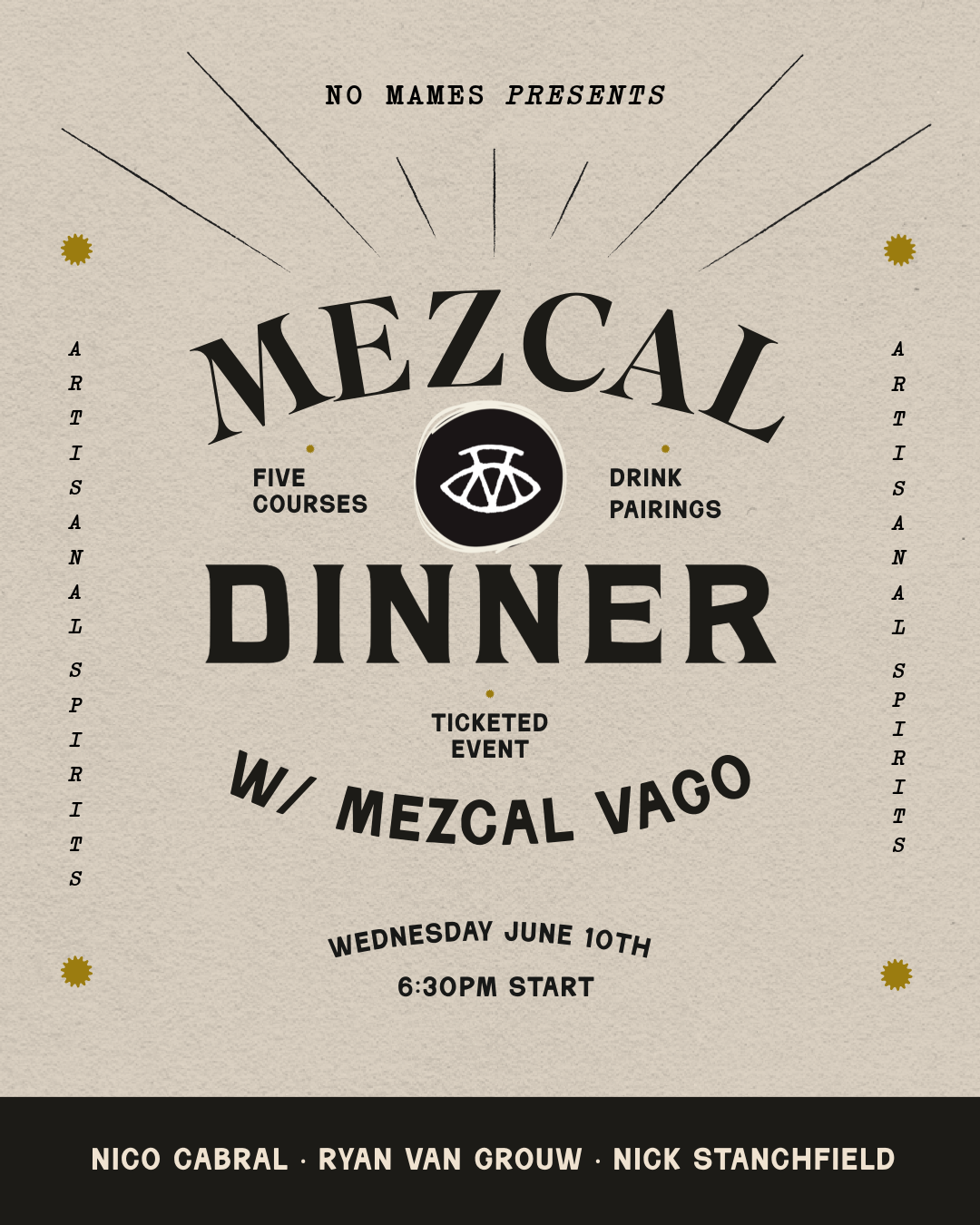 MEZCAL VAGO DINNER