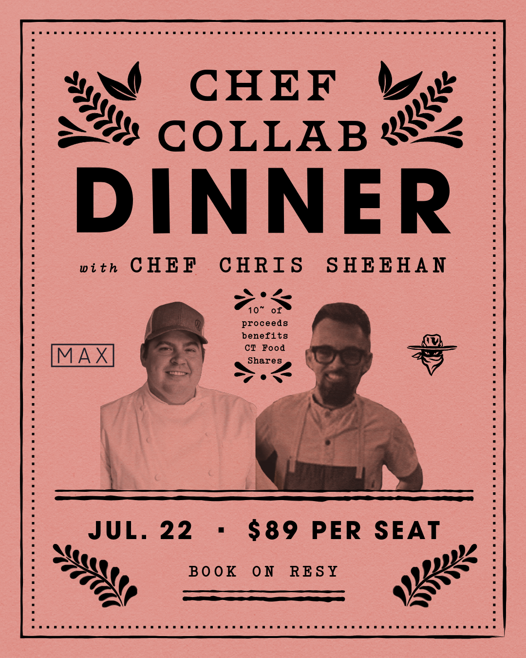 CHEF COLLAB DINNER WITH CHEF CHRIS SHEEHAN