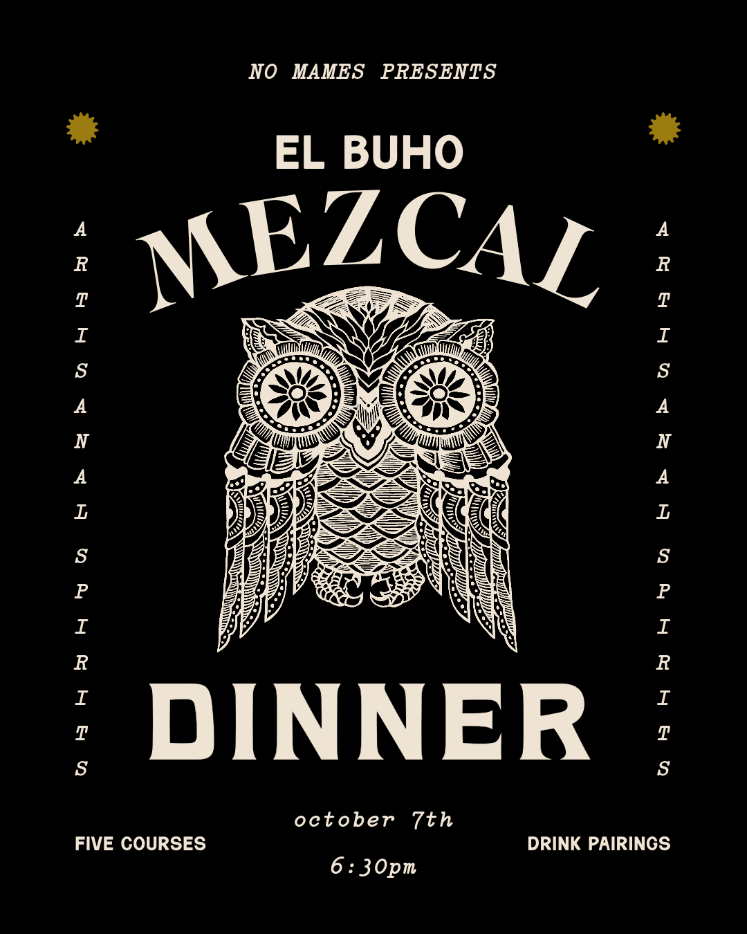 EL BUHO MEZCAL DINNER