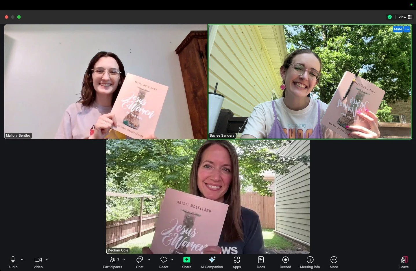 Our leadership team started our own Summer Sisterhood group this week! We're excited to be going through Jesus &amp; Women by @kristimclelland together and for this time of fellowship we have! 

If you are interested in starting a Summer Sisterhood g