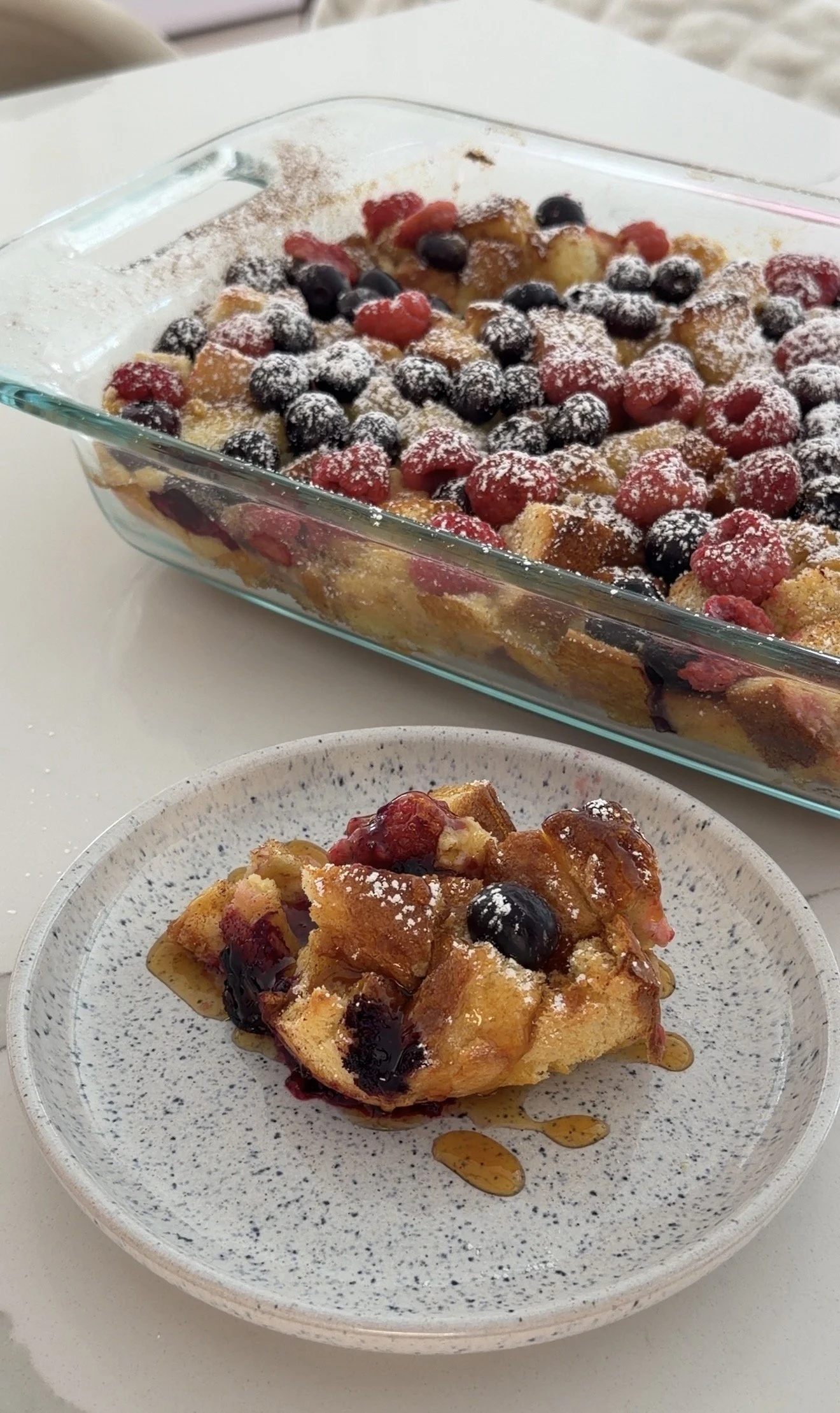 Overnight Berry French Toast Casserole