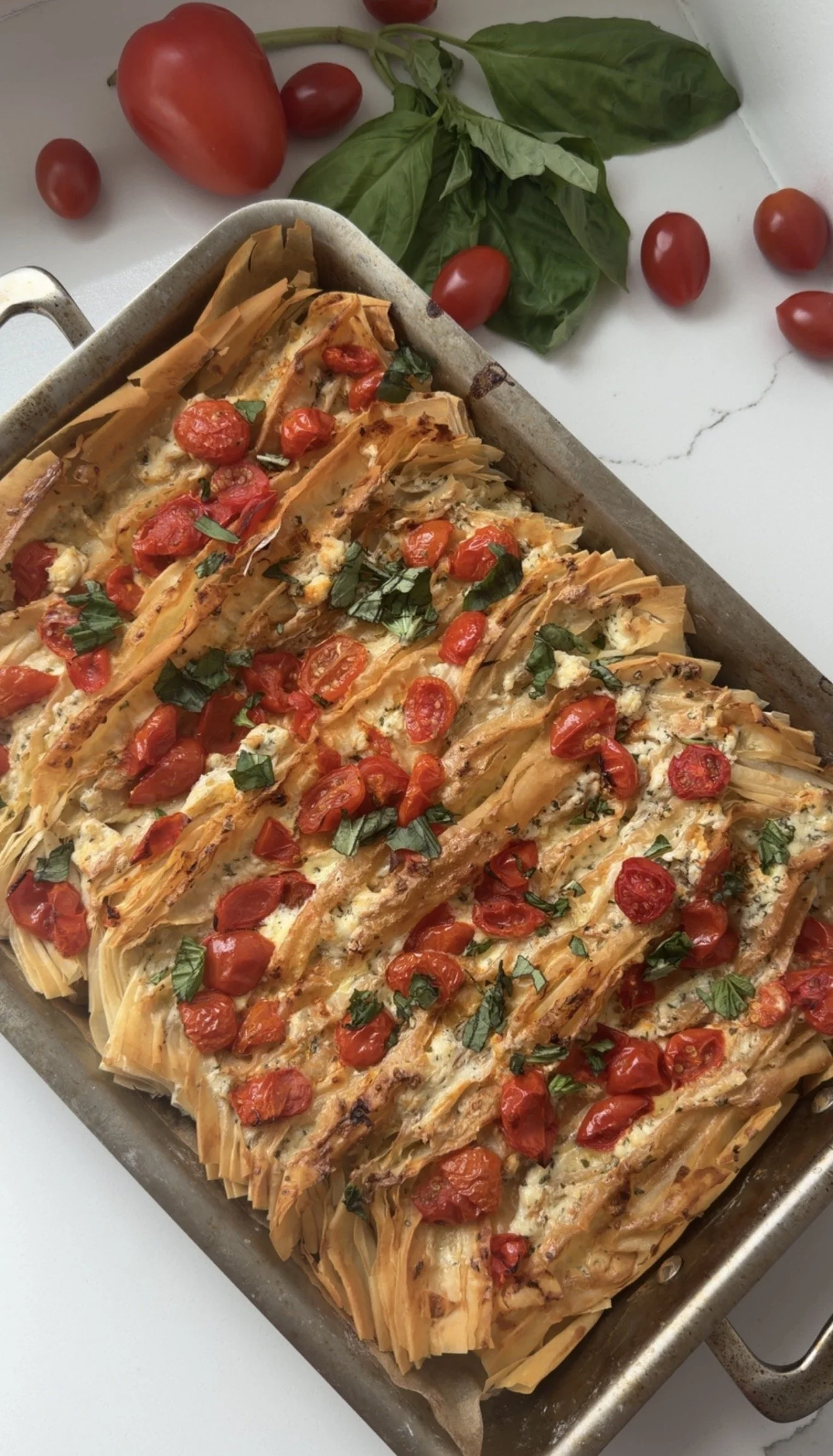 Cheesy Tomato Crinkle Tart