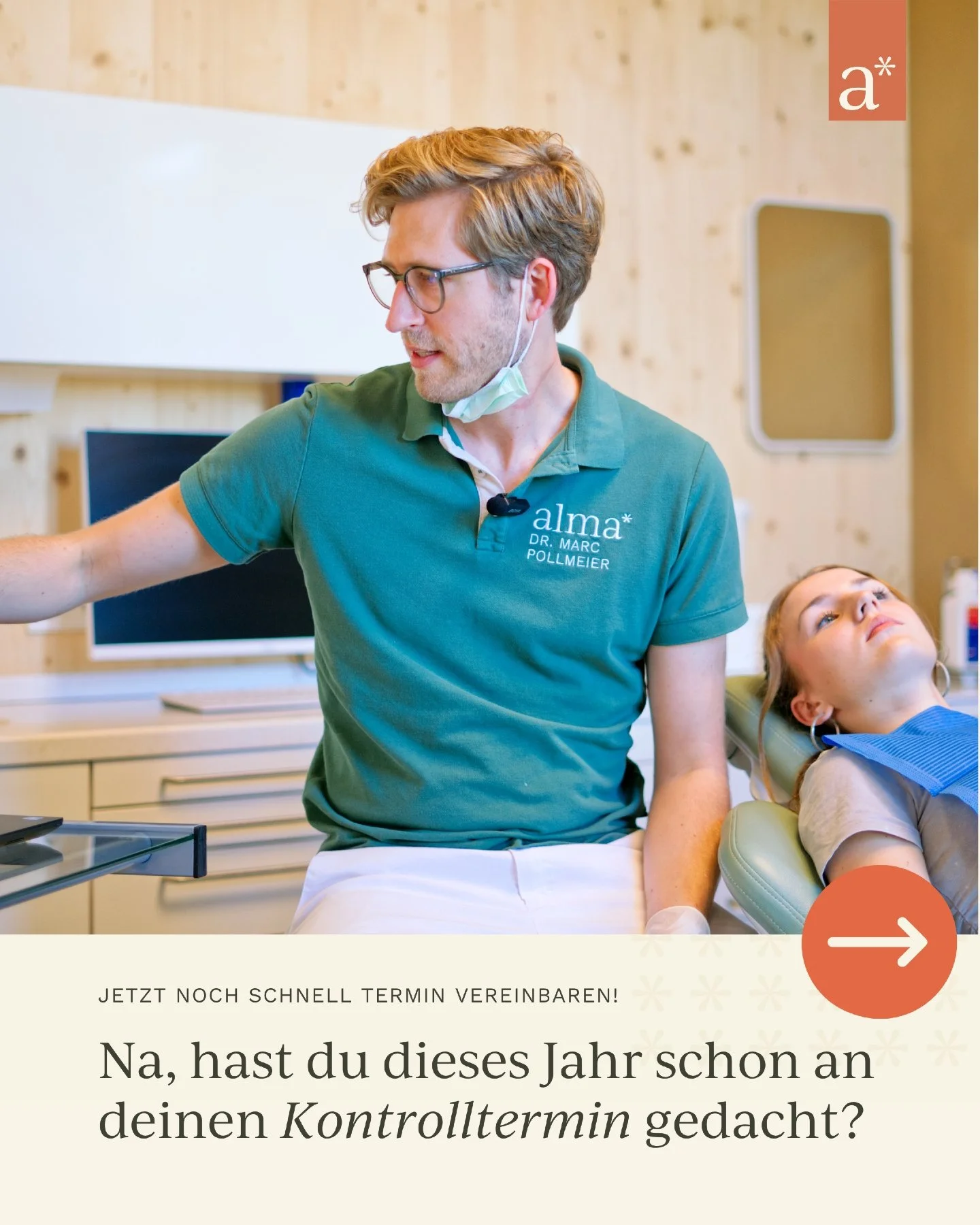 Das Jahr neigt sich dem Ende &ndash; und damit ist jetzt der perfekte Zeitpunkt, noch schnell einen Kontrolltermin oder eine professionelle Zahnreinigung zu vereinbaren 🗓️

💡 Warum das wichtig ist:
 &bull; Dein Stempel im Bonusheft sichert dir lang