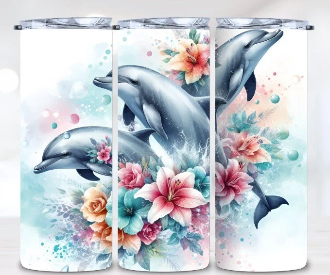 Dolphin 20 oz Tumbler