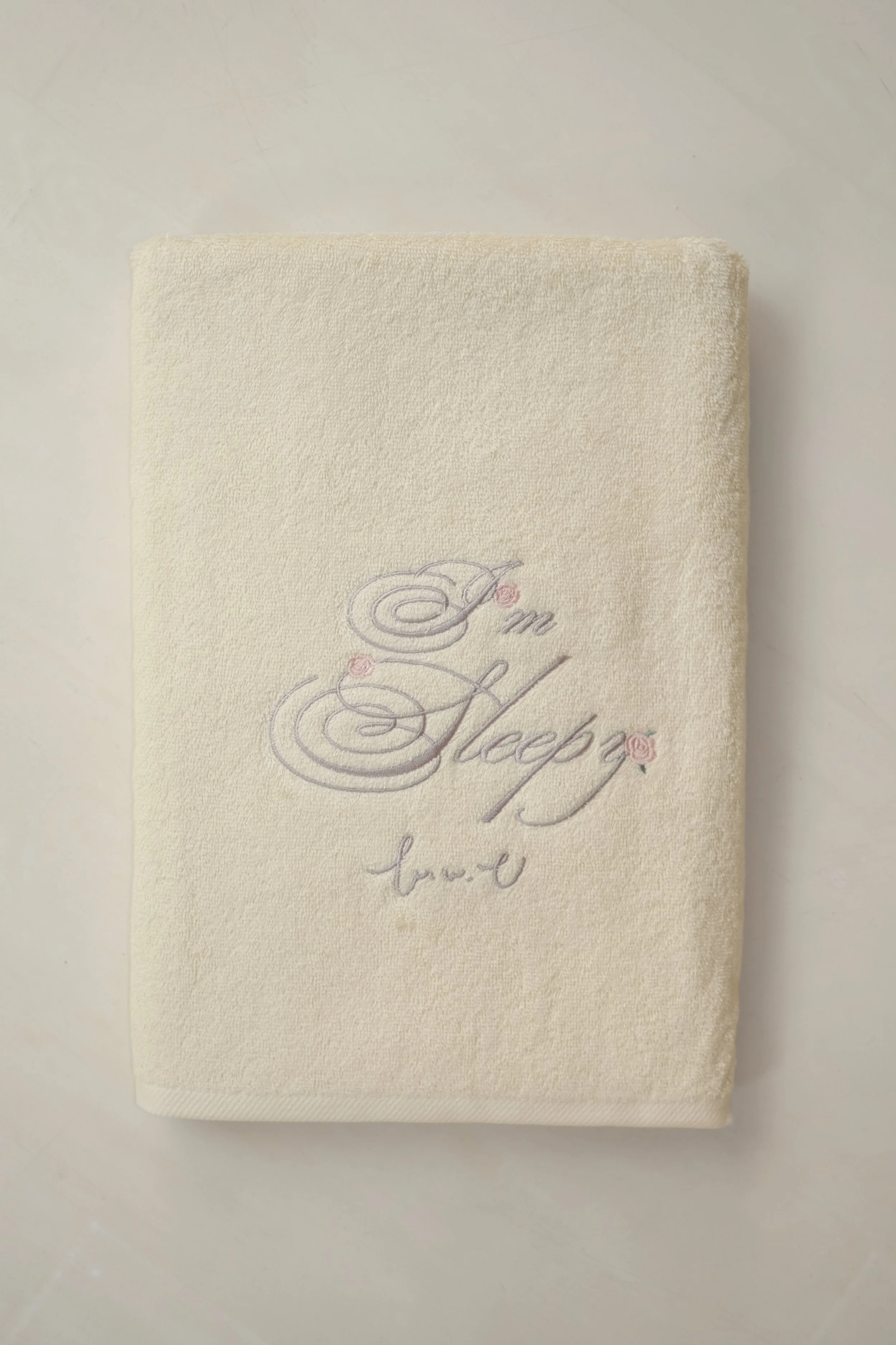 I'm Sleepy * Cotton Bath Towel