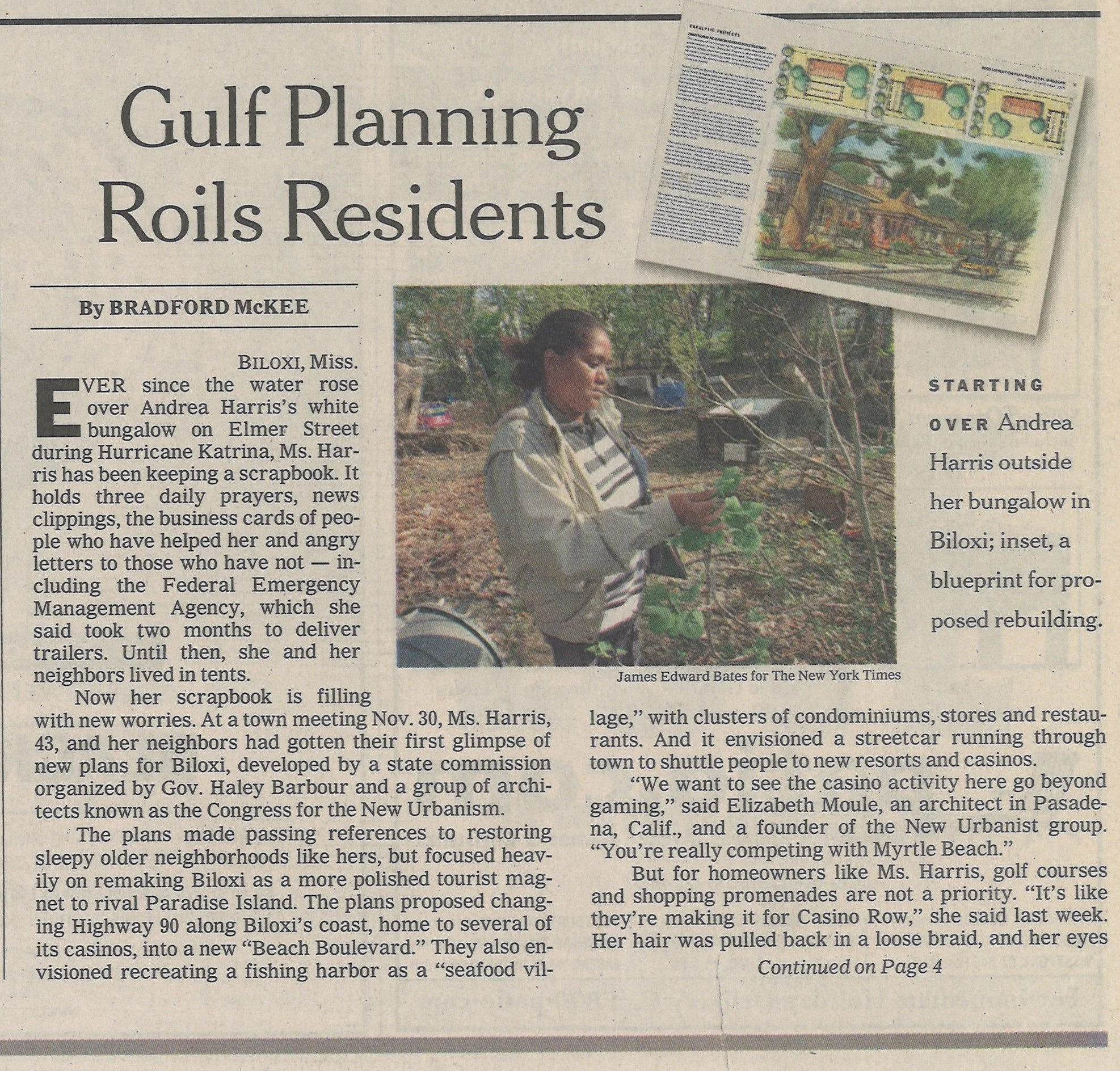 Gulf Planning Roils Residents