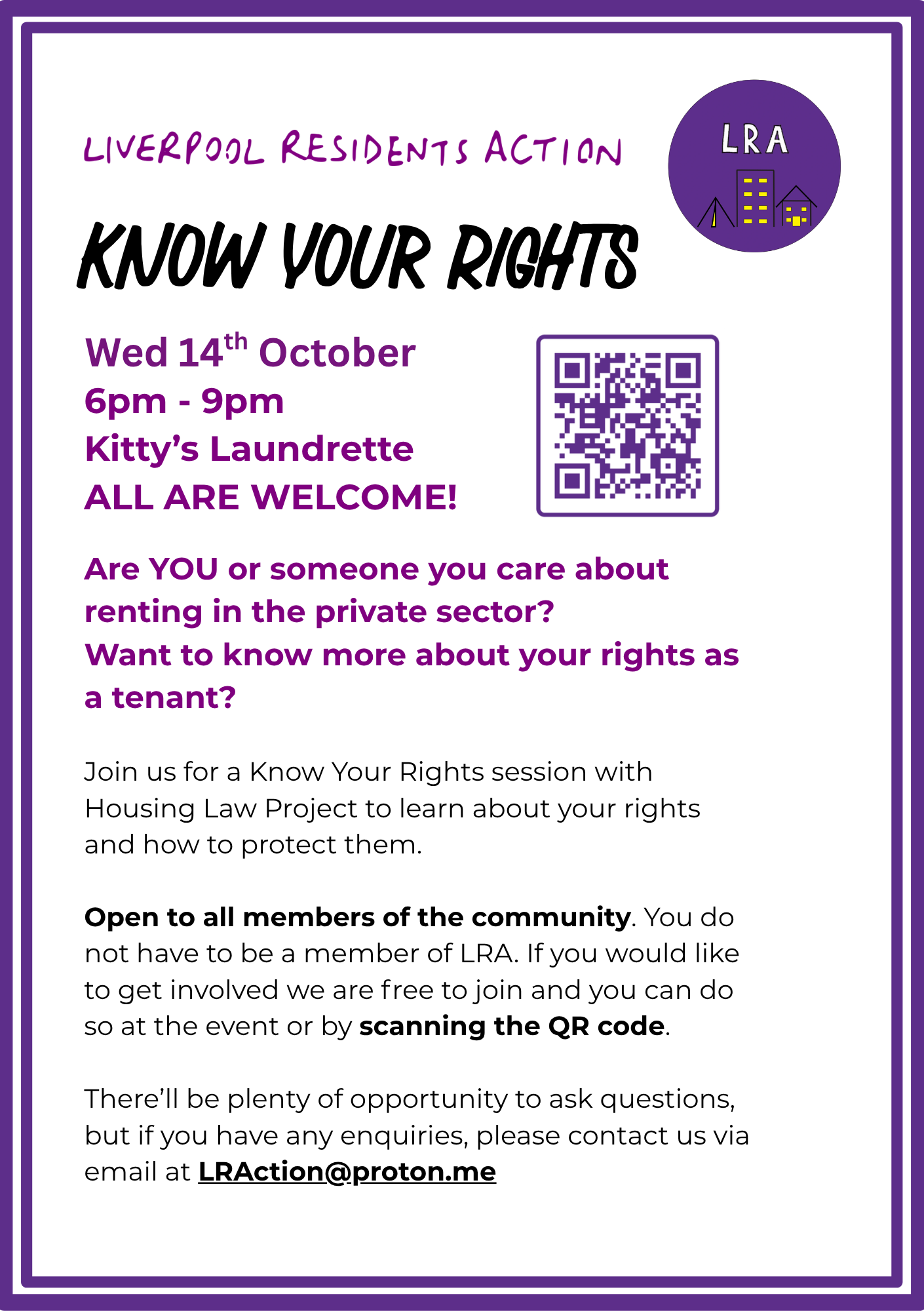 Liverpool Residents Action - Know Your Housing Rights session
