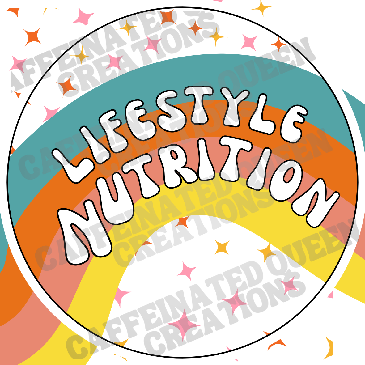 RAINBOW STAR STICKER