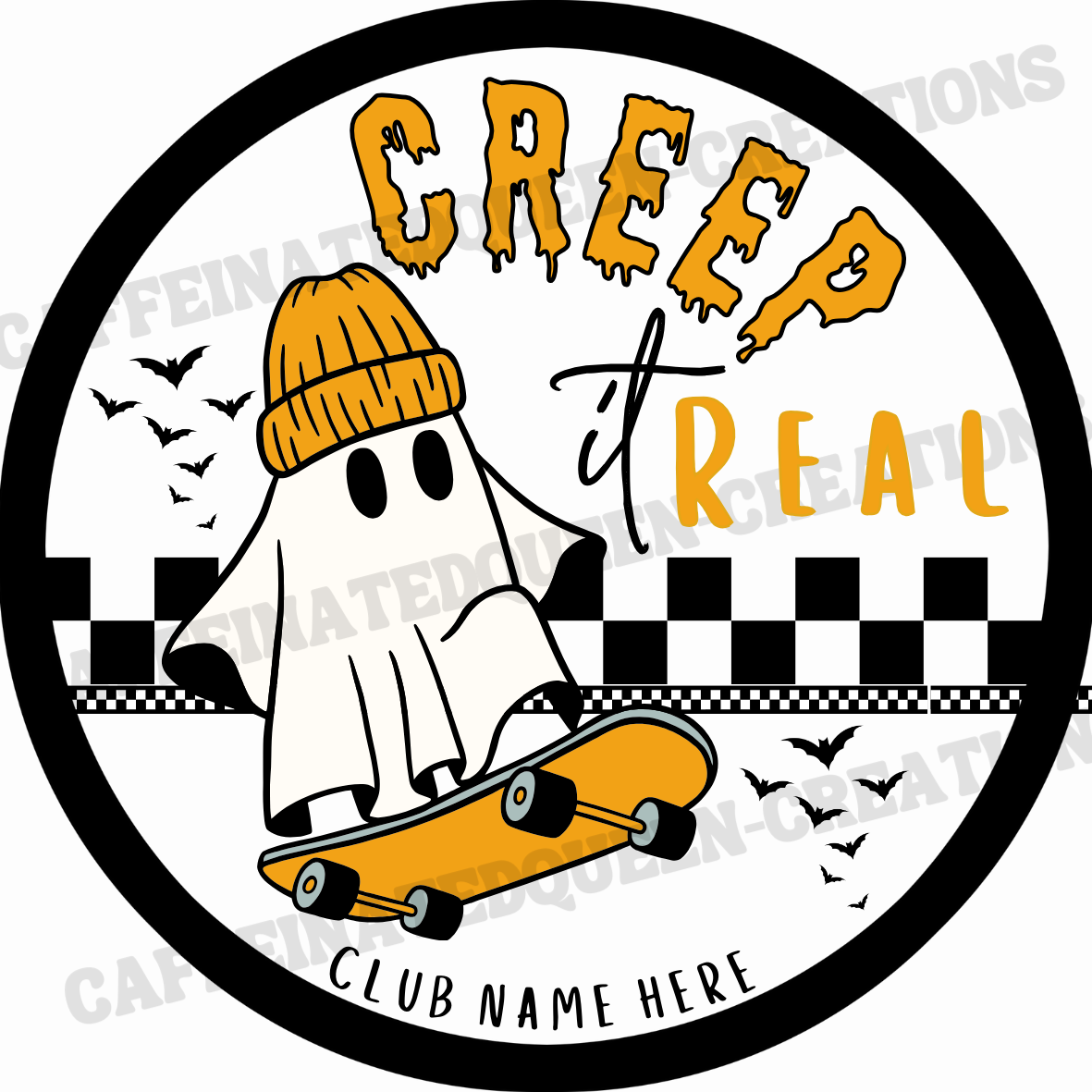 FULL COLOR HALLOWEEN SKATER CREEP IT REAL