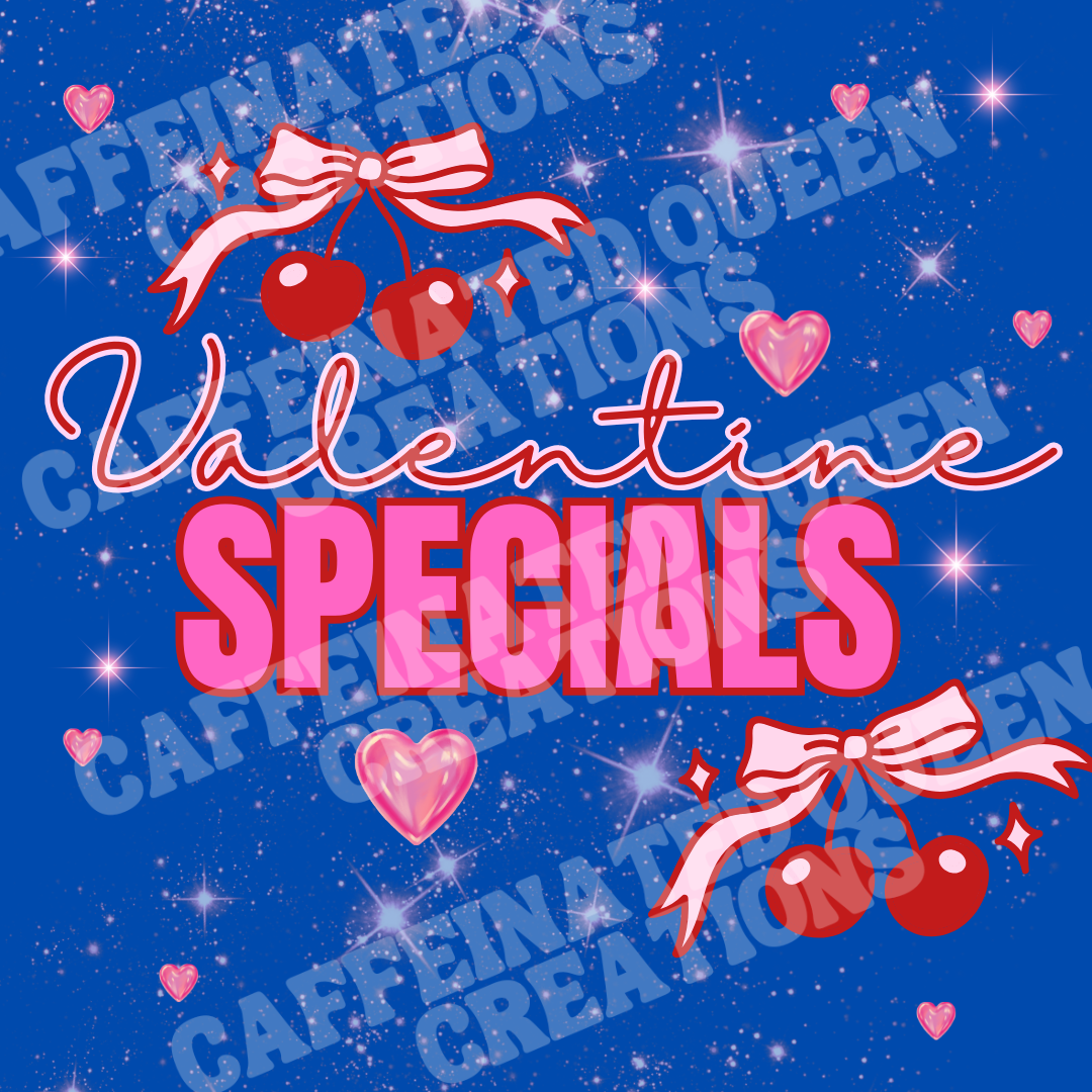 VALENTINES SPECIALS MENU & RECIPES & 2 STICKERS