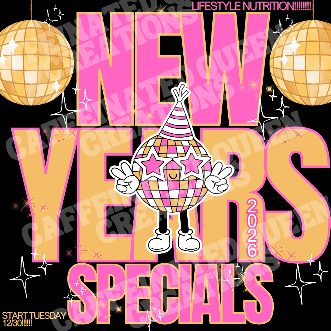 NEW YEARS SPECIALS MENU, RECIPES & 1 STICKER