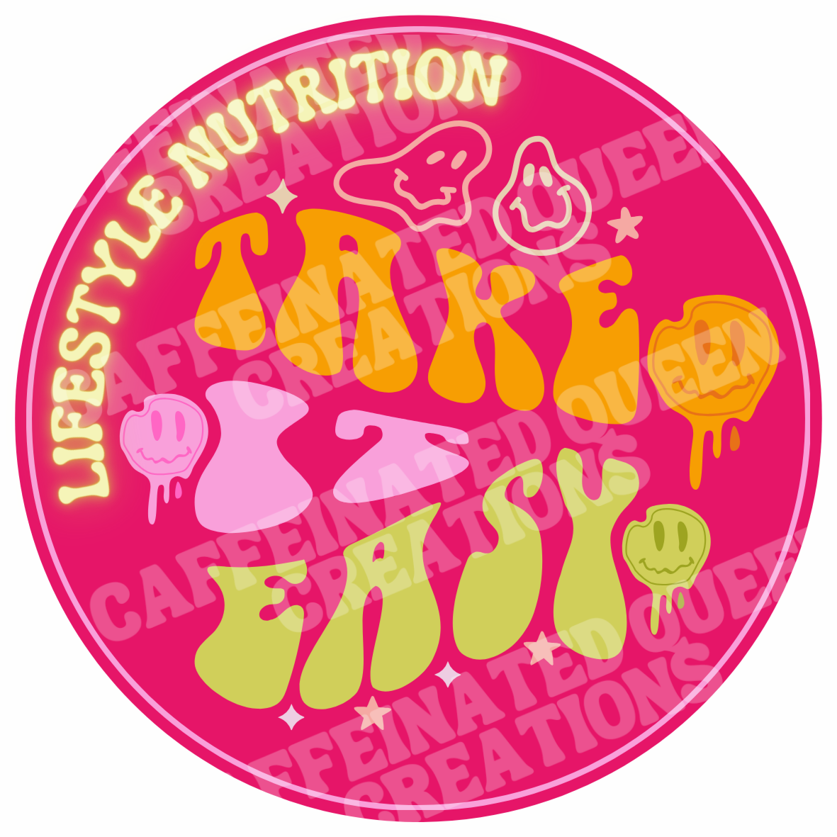 TAKE IT EASY STICKER