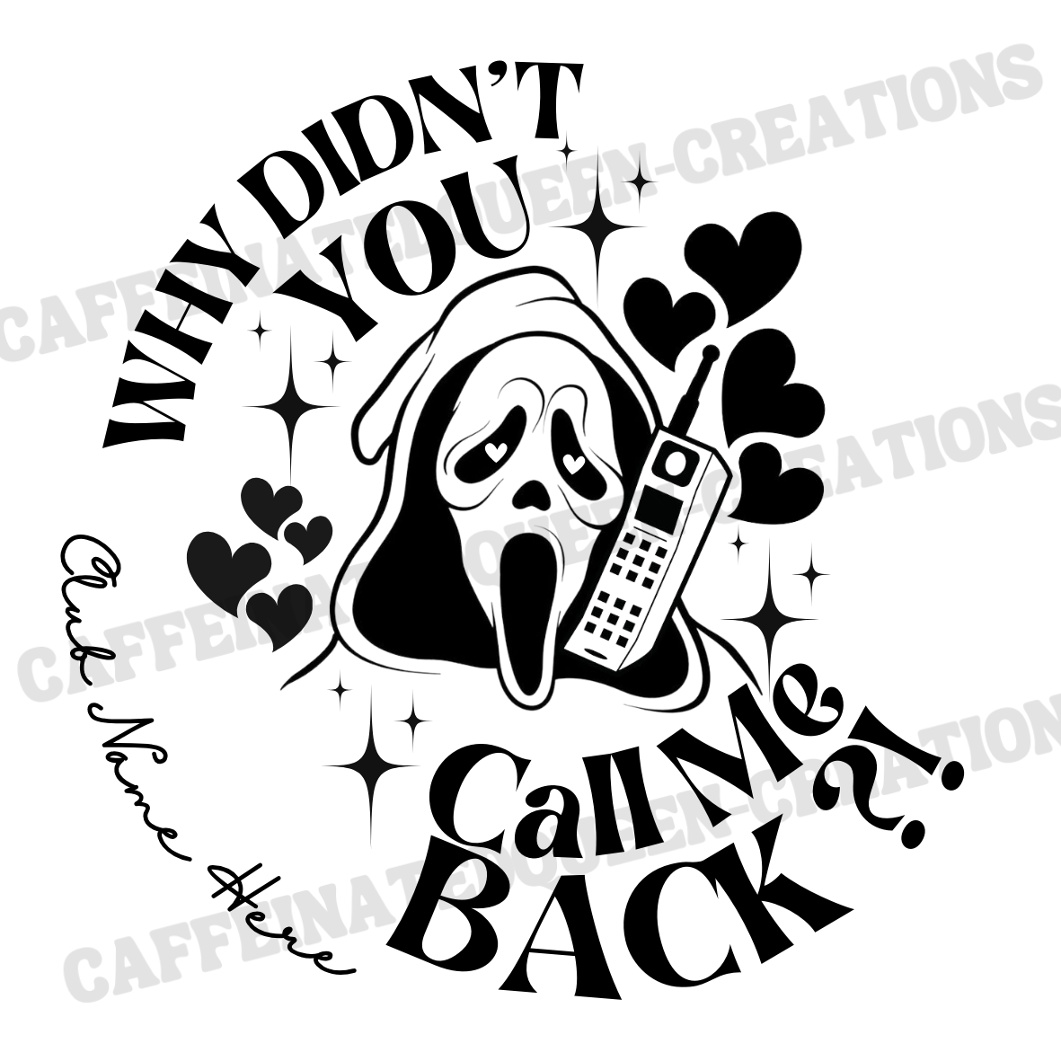 GHOST FACE 1 THERMAL STICKER