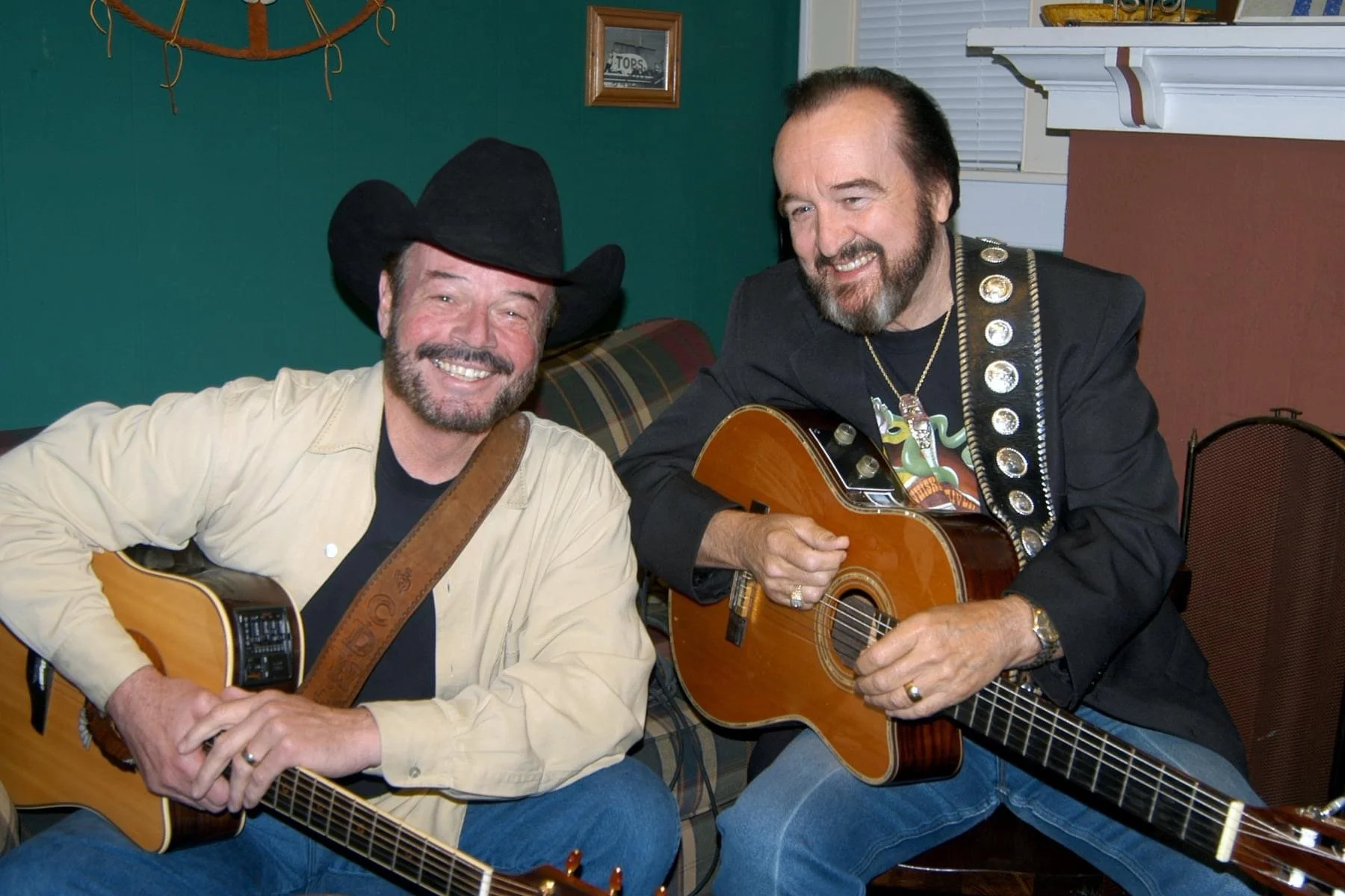 Chris Wall and Johnny Bush