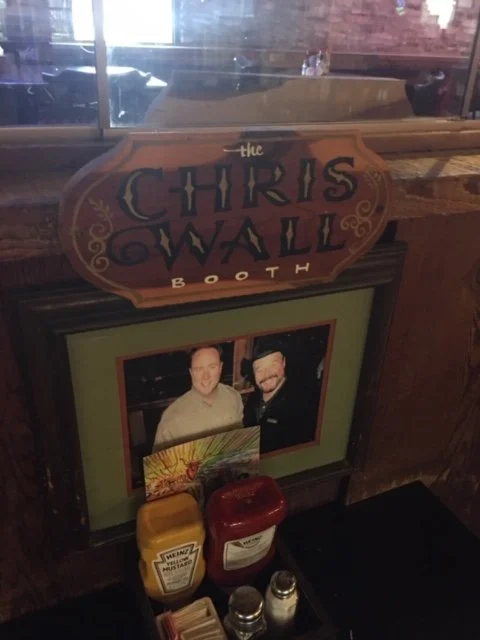 Chris Wall and Bob Cole at Hilltop Cafe