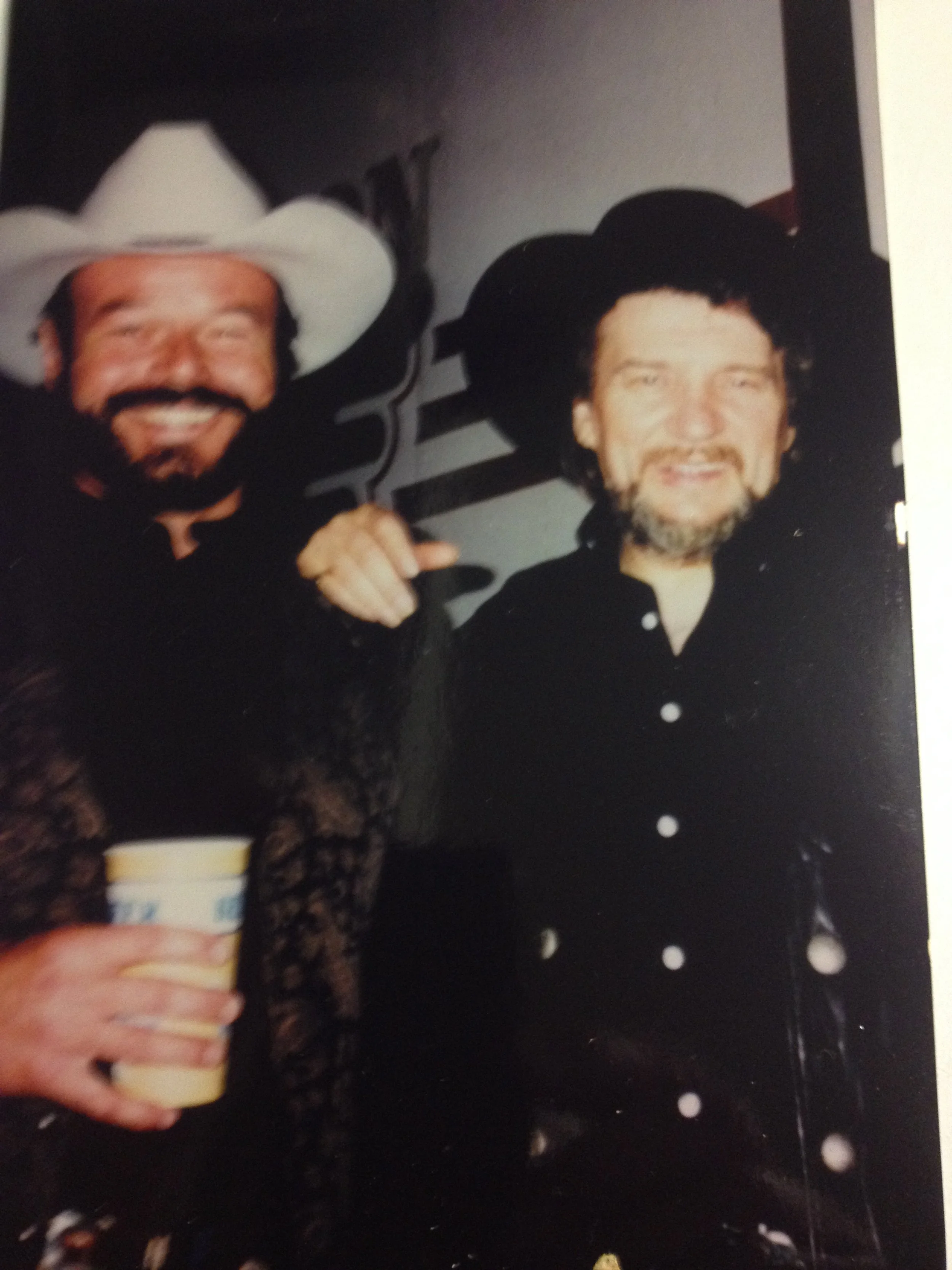 Chris Wall and Waylon Jennings