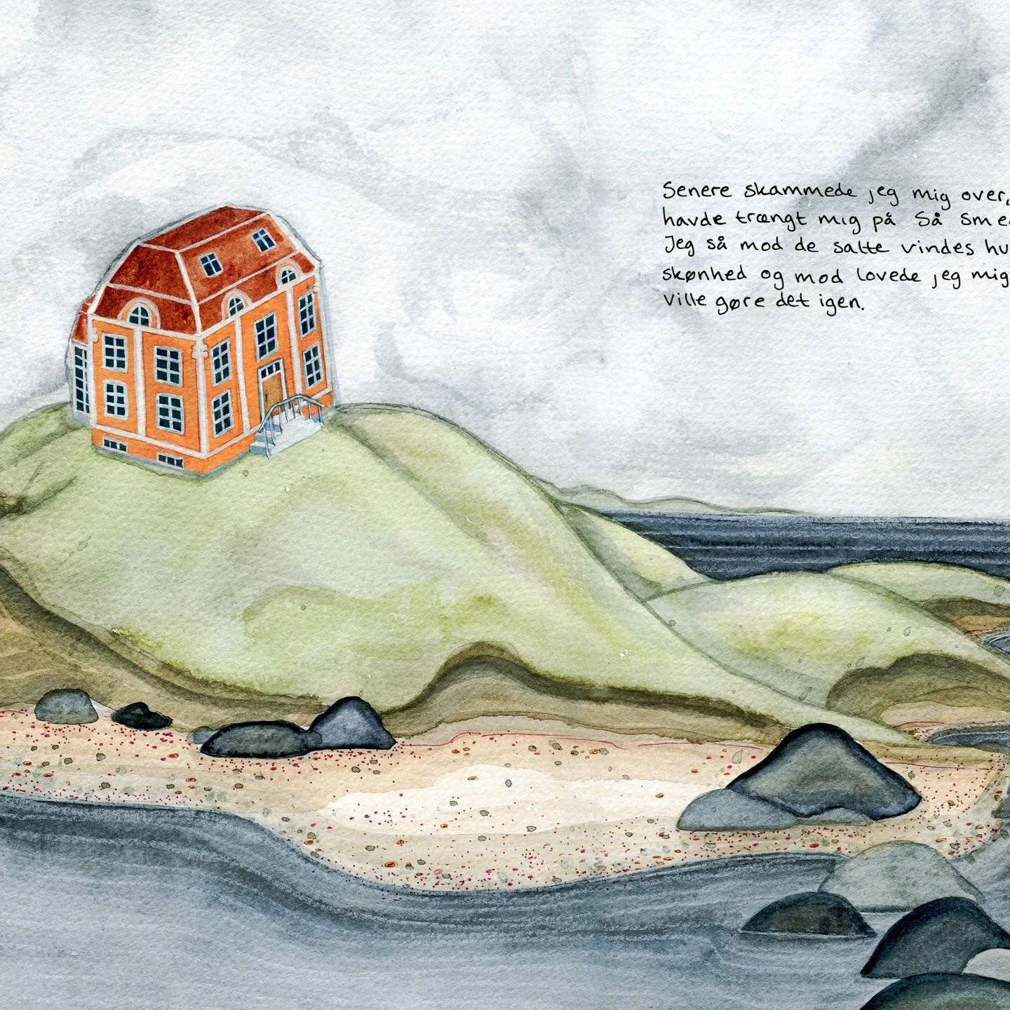 Det bedste slik er halvfærdige projekter som dukker op igen efter år i skuffen...
Har I brug for dagbogsagtige, poetiske billedbøger om vind og ensomhed derude?
#kidlit #kidlitart #kidlitartist #picturebooks #picturebookillustrat
