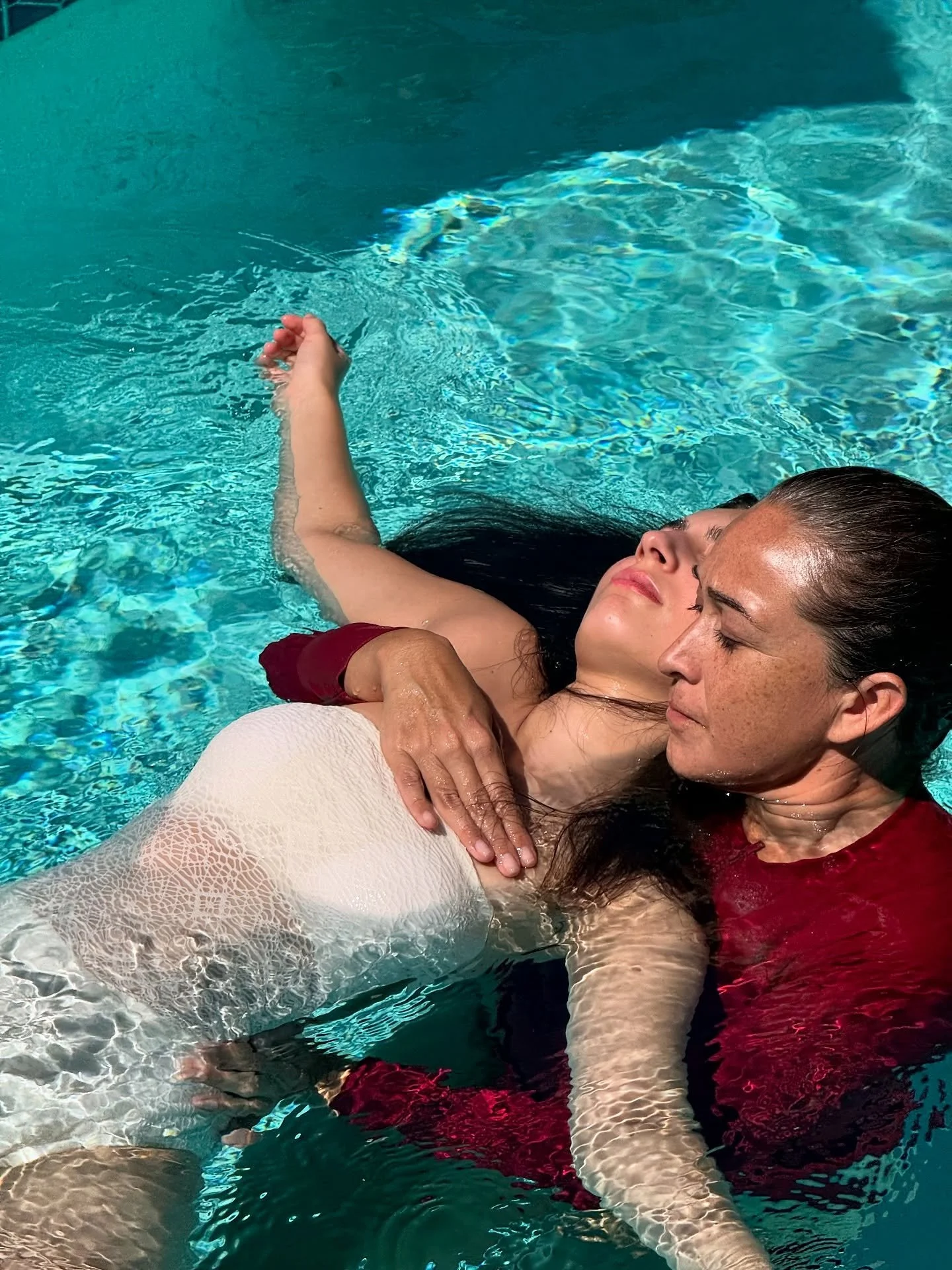 She had been yearning to be held by Rocio @water_healing for years now. 
The best 18th birthday gift&hellip;

Gracias, Rocio. We love you so much. 🩵