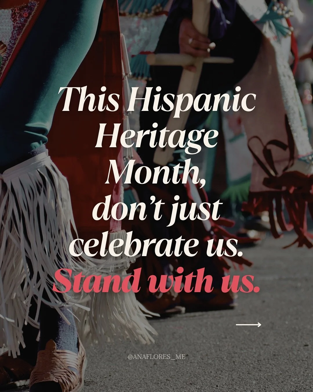 This Latine Hispanic Heritage Month lands differently&hellip;.Con mucho m&aacute;s orgullo to be Latina de cuerpo, alma, mente y coraz&oacute;n ❤️&zwj;🔥

Yes, celebrate us but not with a token celebration. 
Go deeper to know us, protect us, and hono
