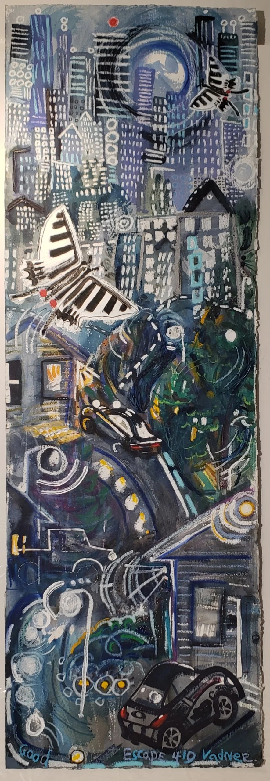 Good Escape, 60 x 20 — American Bonsai Series, 2019