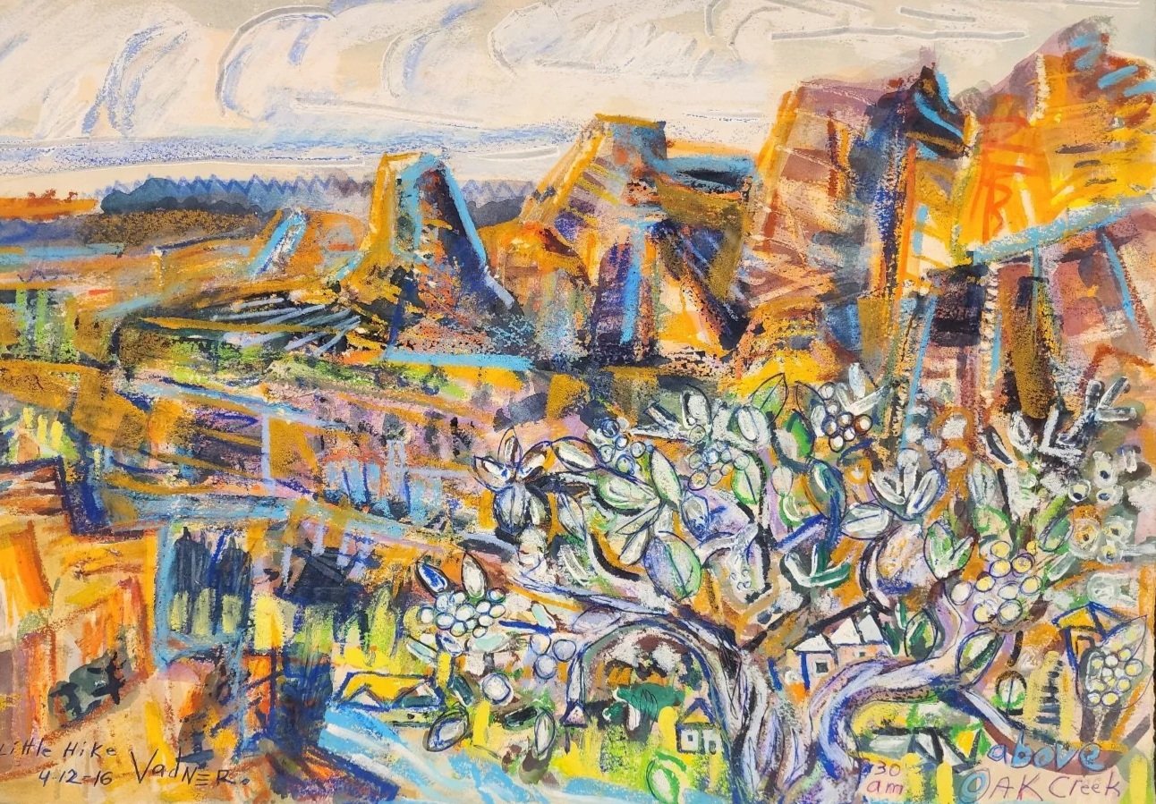 Above the grand canyon