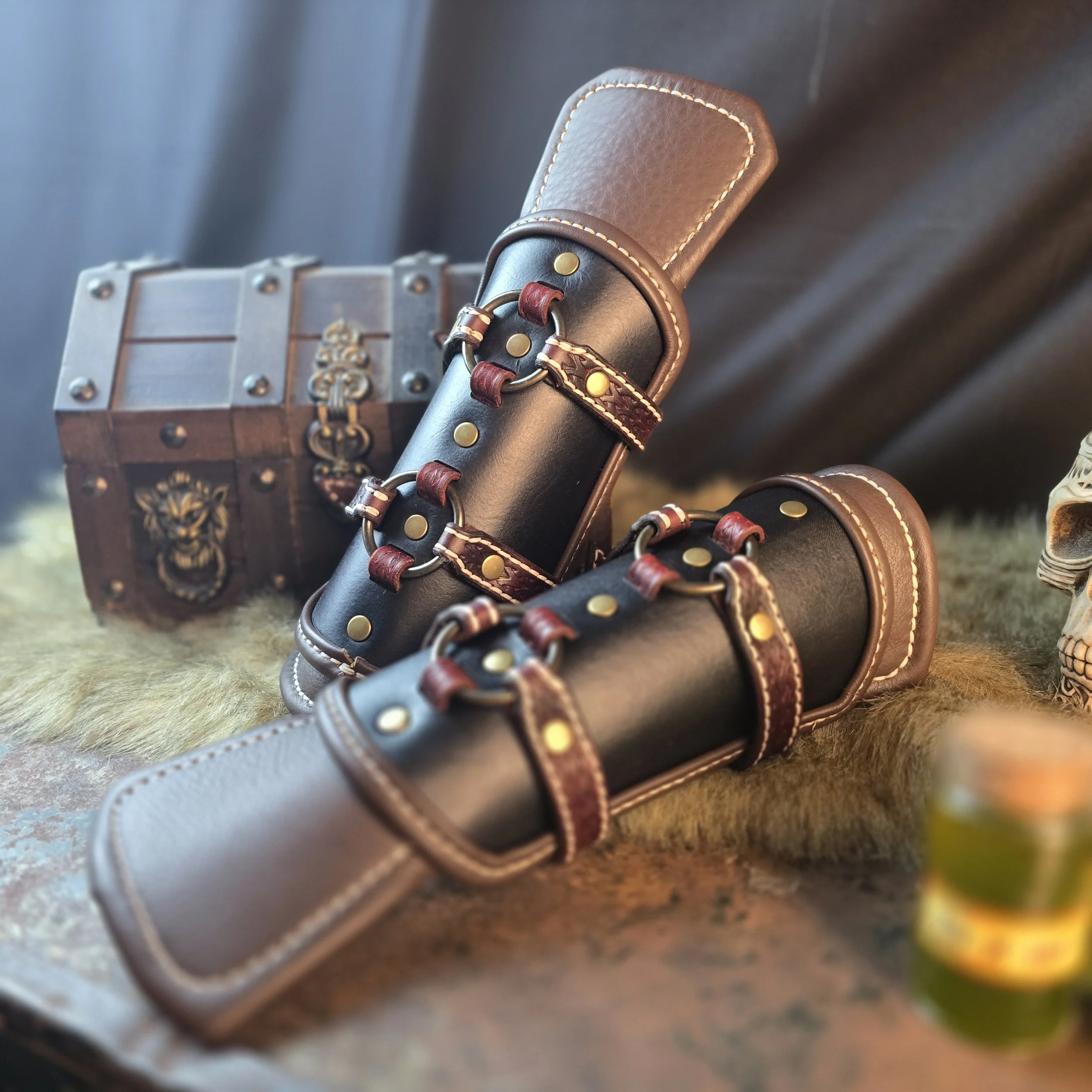 Witcher Bear - Ursine Leather Bracers