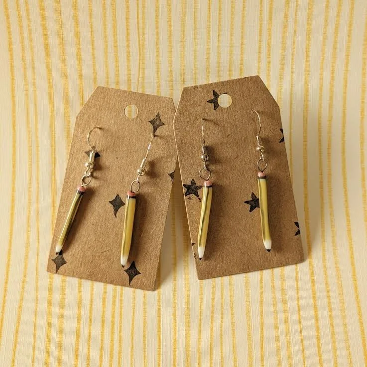 Pencil Earrings