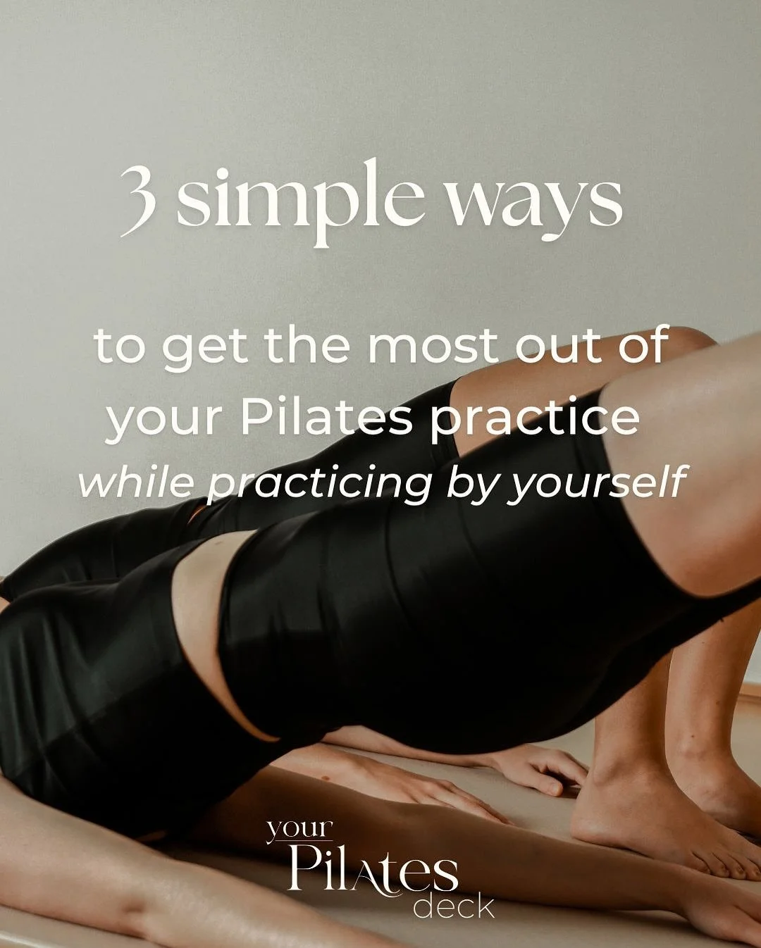Practicing Pilates by yourself can be such a nice time &mdash; at least, if you know how to make the most of it&hellip;
These 3 tips will help you get there, and a little extra tip: don&rsquo;t underestimate the impact of nr. 3 🫣
Your Pilates Deck i