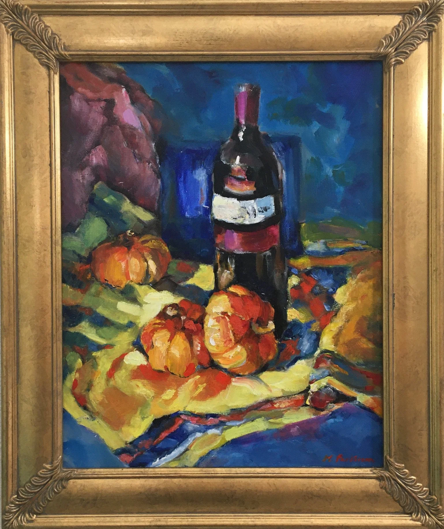 STILL LIFE W/ PUMPKINS 