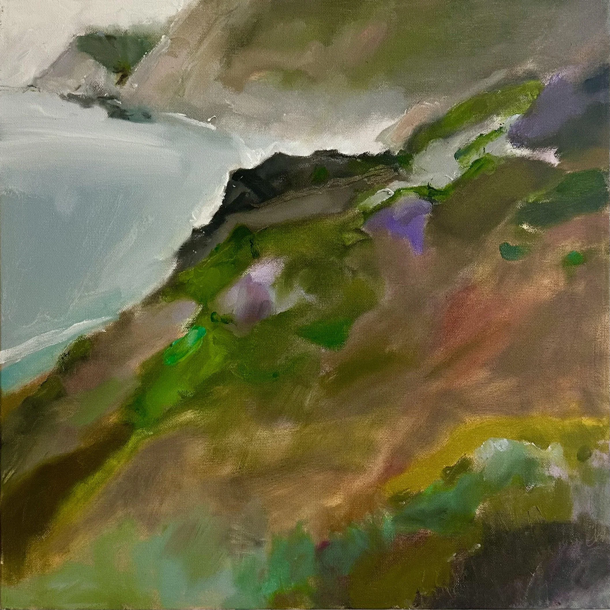 Colors adorn the pacific coast 20x20x1.5 oil $800