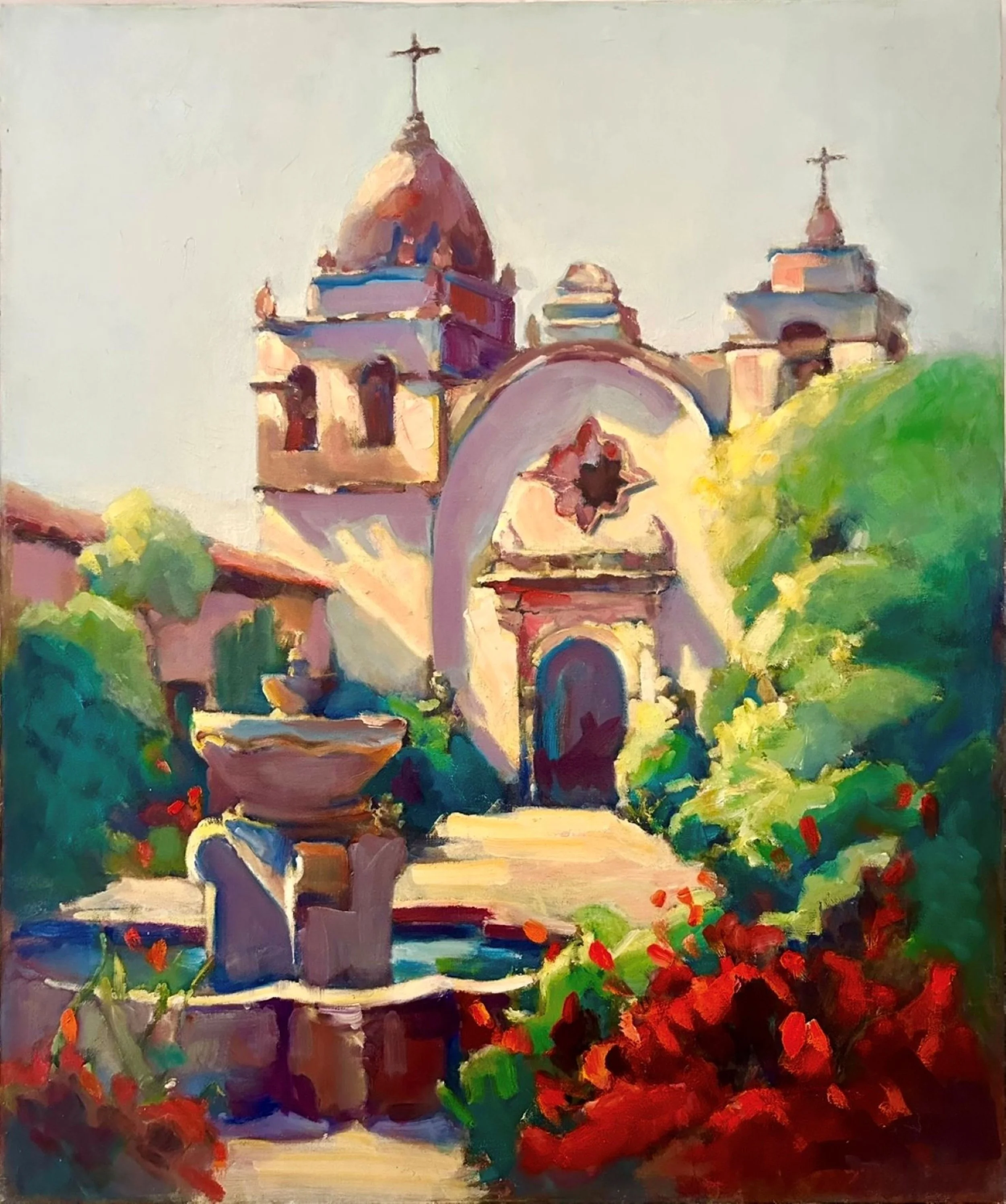 THE CARMEL MISSION 36X32X1 OIL $1500