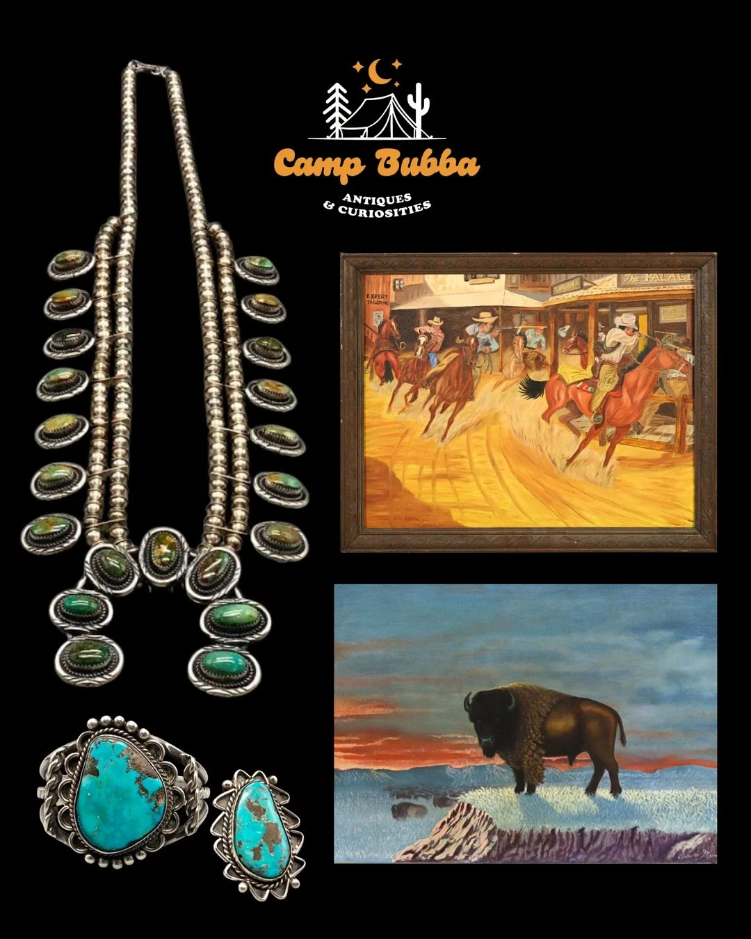 As you start gearing up for the gift-buying season, we&rsquo;ve been unboxing some seriously special pieces here at Camp Bubba Antiques.

𝐒𝐰𝐢𝐩𝐞 &rarr; 𝐭𝐨 𝐛𝐫𝐨𝐰𝐬𝐞 𝐭𝐡𝐞 𝐧𝐞𝐰𝐞𝐬𝐭 𝐭𝐫𝐞𝐚𝐬𝐮𝐫𝐞𝐬 𝐢𝐧 𝐬𝐭𝐨𝐫𝐞:
&bull; Handcrafted s