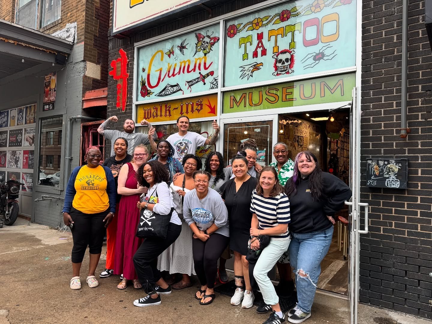 We had the pleasure of tattooing the best teachers from around the country no better place to come then Grimm Tattoo to feel at home, even on your travels. Thank you all❤️
Walk ins welcomed everyday 10AM-1AM