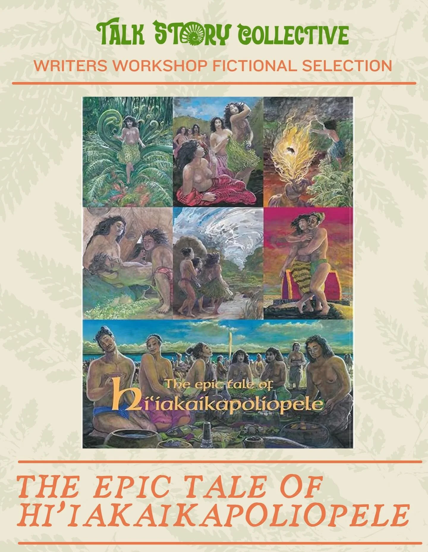 IYKYK! We couldn&rsquo;t keep it to ourselves anymore and decided to share our story selection for our writers workshop this Saturday! An excerpt from &ldquo;The Epic Tale of Hi&rsquo;iakaikapoliopele&rdquo;. The selected excerpt explores Hi&rsquo;ia