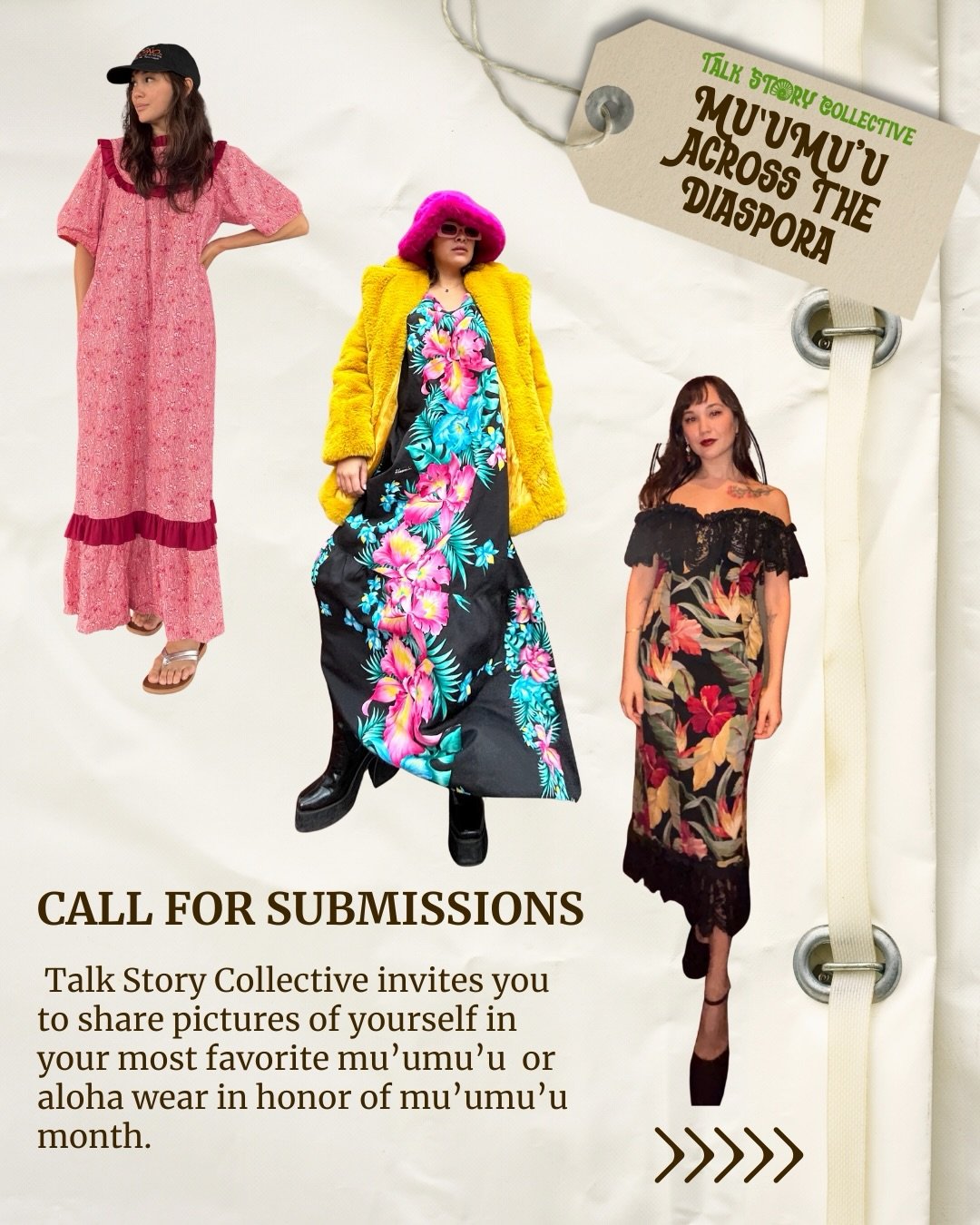 Calling All Braddahs, Sistahs, Aunties, Unkos, and Everyone in Between!

Talk Story Collective invites you to share photos of yourselves proudly showcasing your favorite mu&rsquo;umu&rsquo;u or aloha wear in celebration of Mu&rsquo;umu&rsquo;u Month.