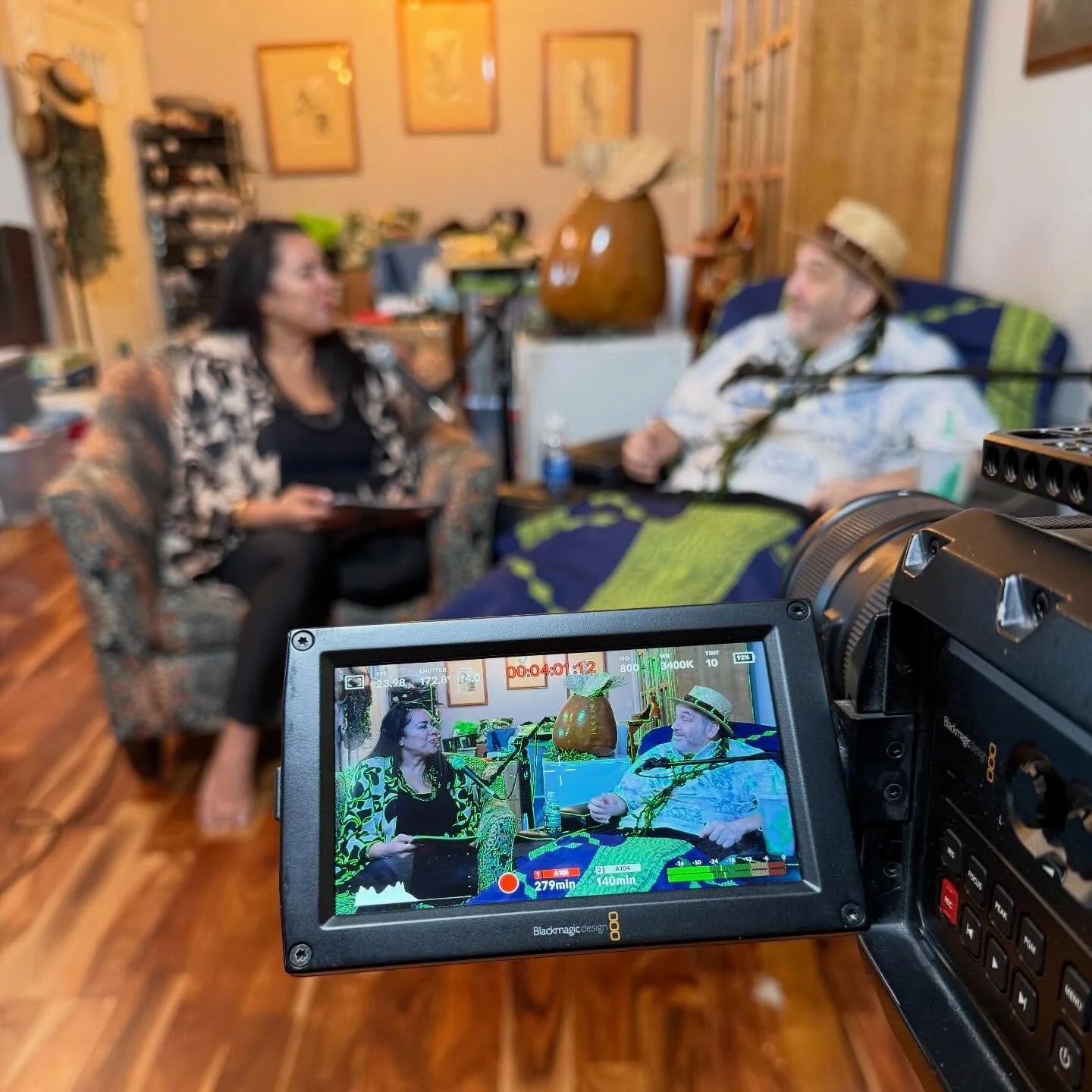 Wow. Today was all kinds of 😍😱🥹🙂&zwj;↕️😱🥰 we are so grateful to be helping @huimauliola new upcoming season of &ldquo;Leo Kupa&rdquo; with @kama_kreations Cece Cullen, our host extravaganza Mailani Maka&rsquo;ina&rsquo;i @mailanilive and our am