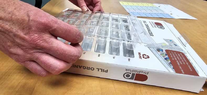 Placer la plaquette dans les cavités de la boîte