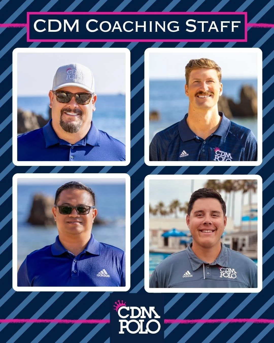 On National Coaches Day, we salute our terrific crew of leaders. 

Four coaches focused on the whole athlete and a fostering a positive sports journey at CDM. Always working to help us see both the bigger picture and nuances of the game alike, to you